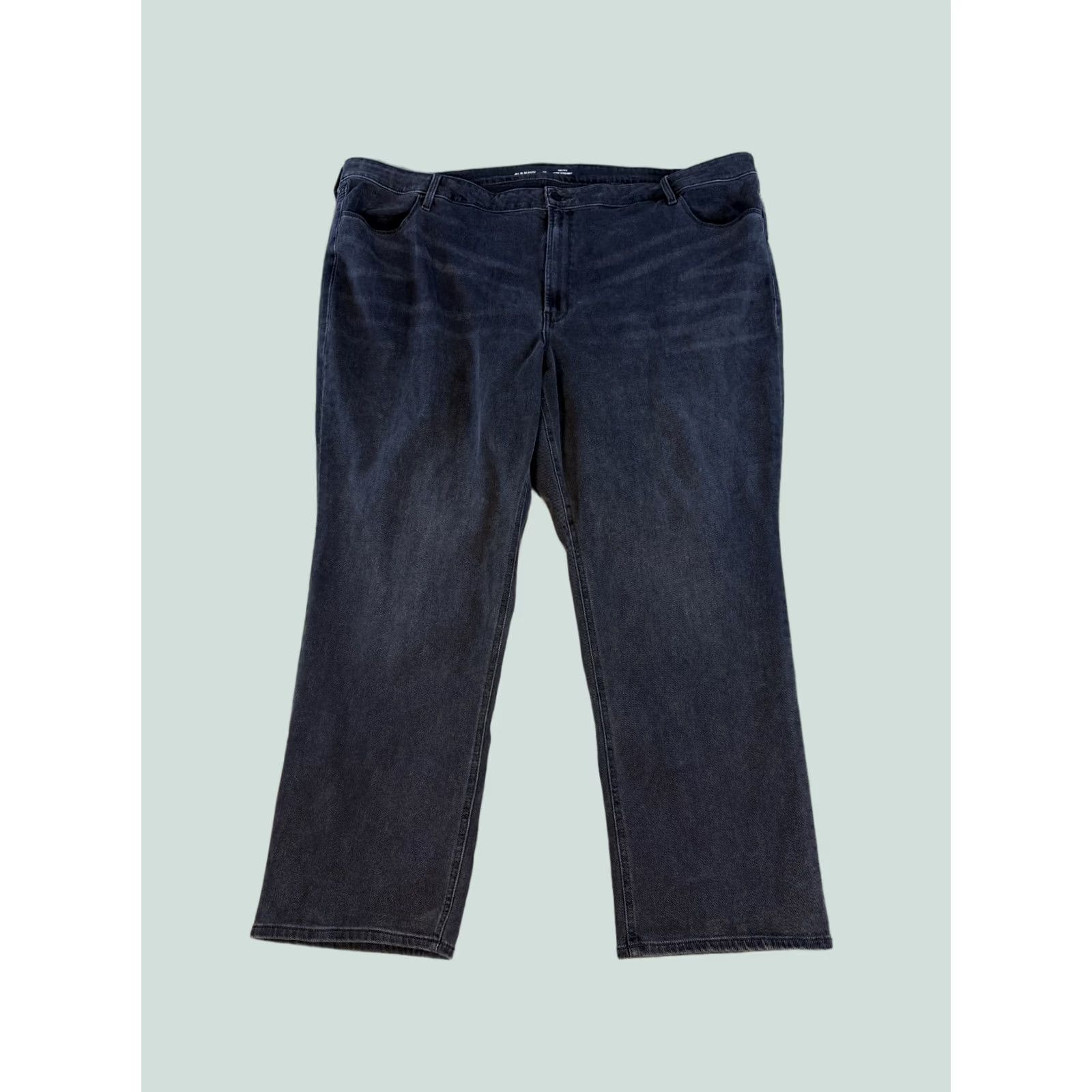 Old Navy Old Navy Jeans Women's Size 28 Black High Rise Stretch Straight Pants Size 36" / US 14 / IT 50 - 1 Thumbnail