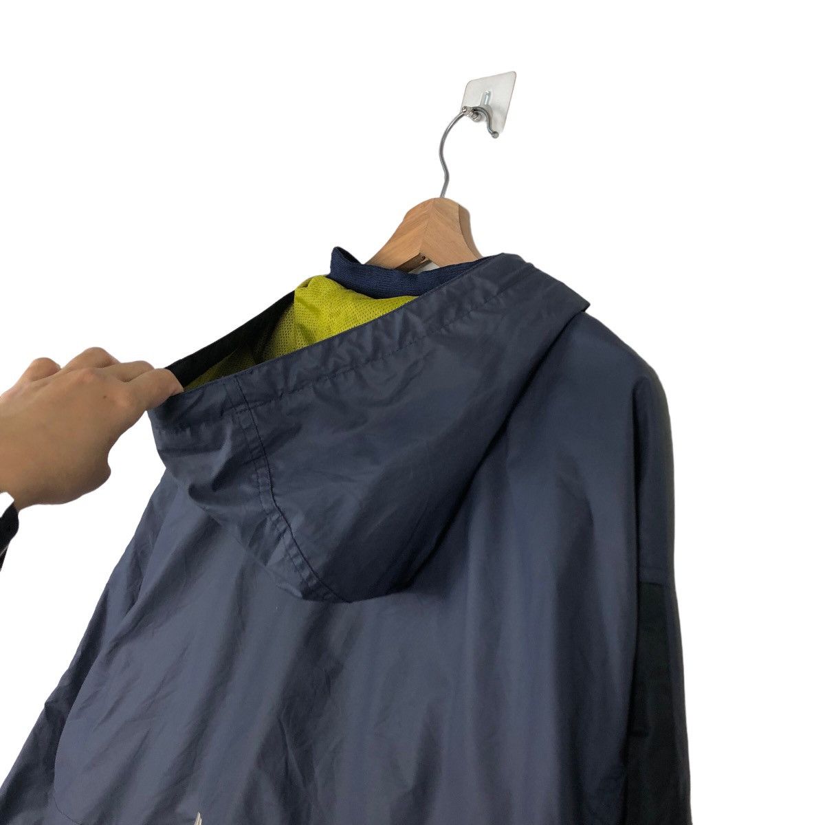 Nike 🔥Vintage Nike Big Swoosh Light Jacket Anorak Pull Over Size US XL / EU 56 / 4 - 9 Thumbnail