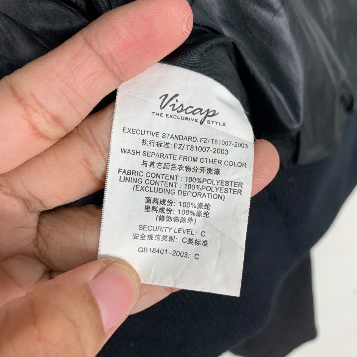 Japanese Brand VISCAP The Exclusive Style Asymmetrical Jacket #0347-C16 Size M / US 6-8 / IT 42-44 - 17 Thumbnail