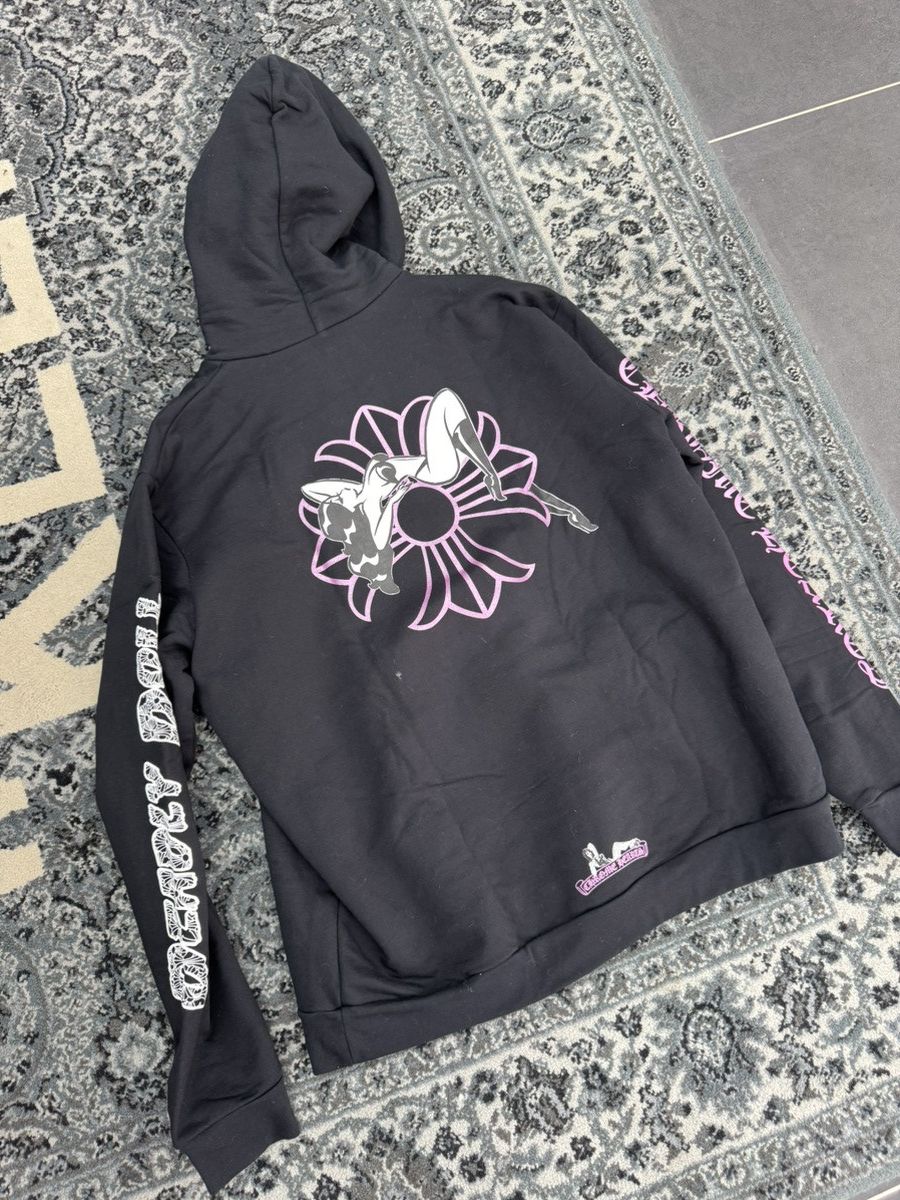 Chrome Hearts × Deadly Doll Chrome hearts deadly doll pull over hoodie Size US XL / EU 56 / 4 - 1 Thumbnail