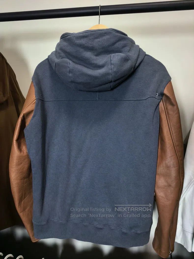 Undercover Undercover Patchwork leather sleeve sweatshirt Size US M / EU 48-50 / 2 - 3 Thumbnail