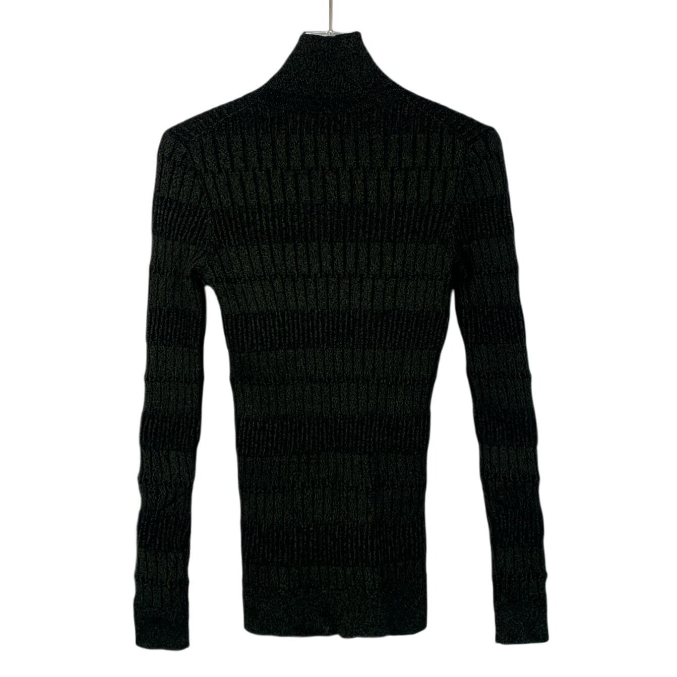 Burberry Burberry Ribbed Knit Turtleneck Sweater Black Size XS / US 0-2 / IT 36-38 - 2 Thumbnail