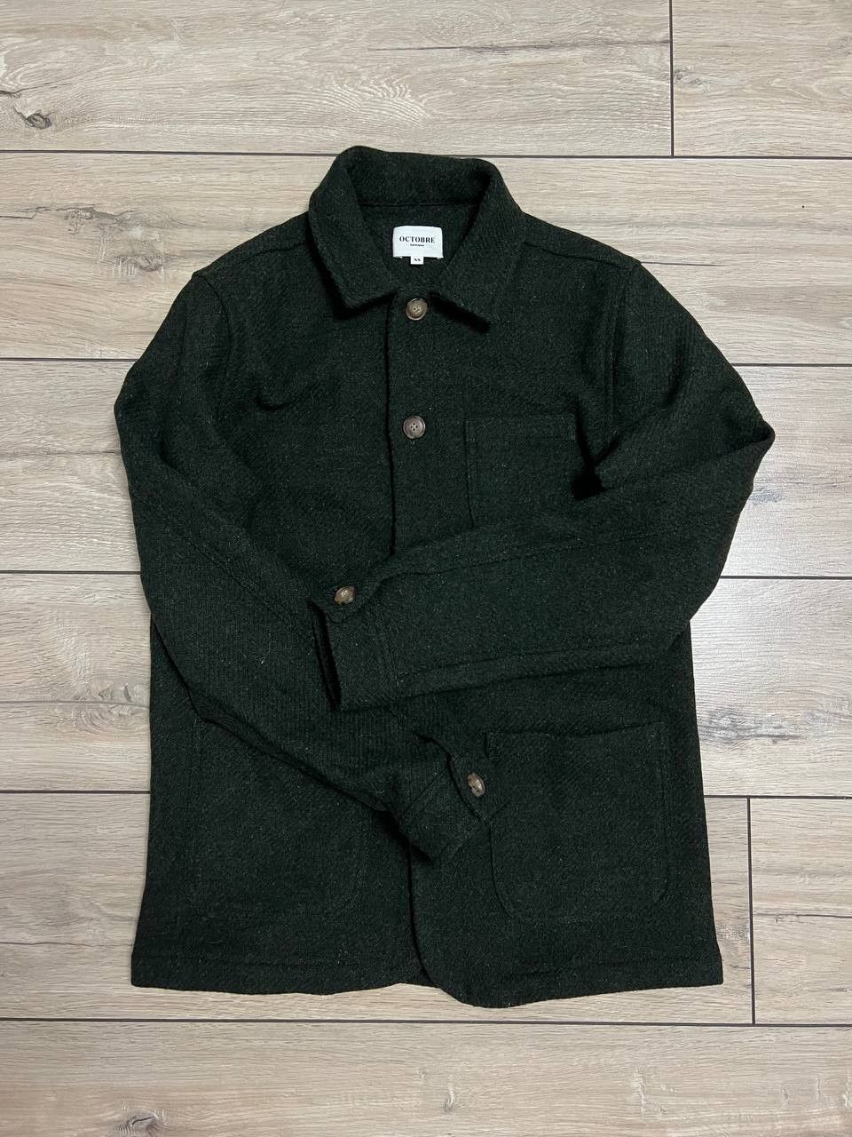 Other October Editions Wool Overshirt Shirt Khaki Jacket XS Size US XS / EU 42 / 0 - 1 Thumbnail