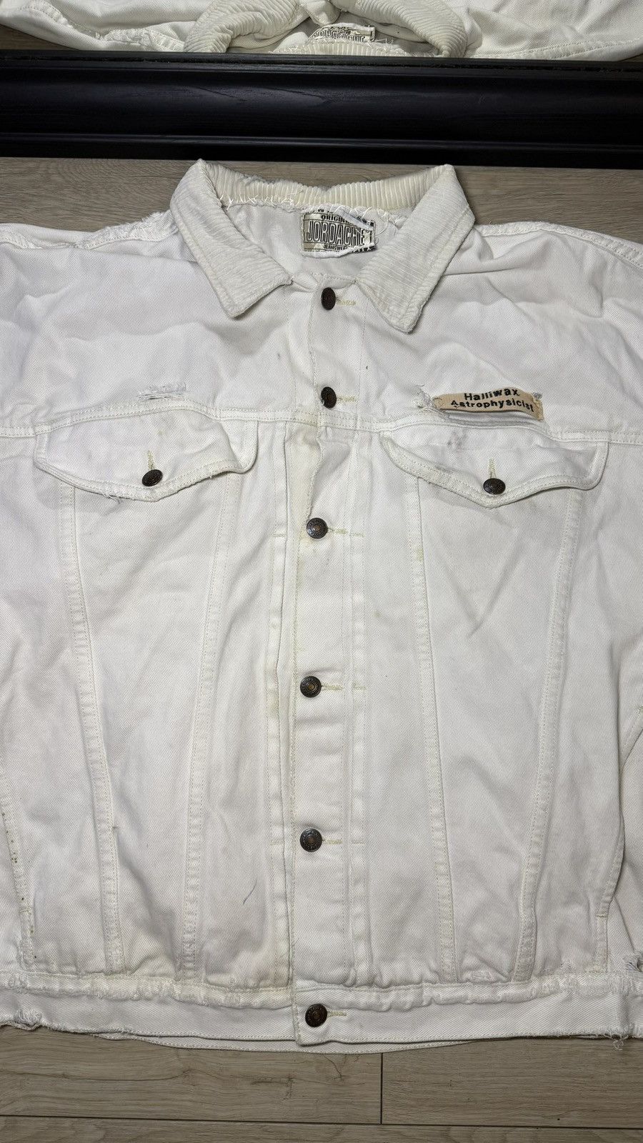 Jordache Vintage 1990s Jordache Halliwax Astrophysicist Distressed Size US XL / EU 56 / 4 - 3 Thumbnail