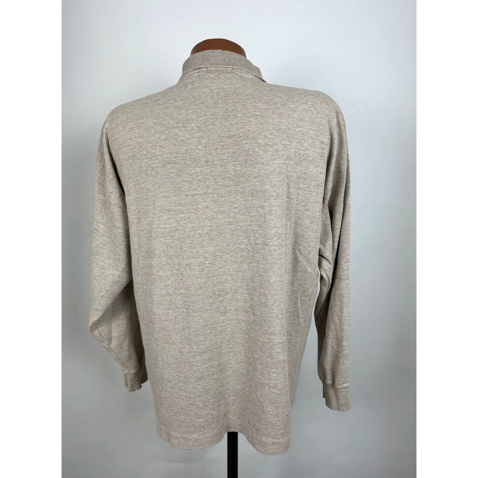 Vintage VINTAGE Metropolitan View Polo Shirt Men Large Boxy Regular Heavyweight Cotton Knit 90s Casual Preppy Sports 90s Mens Size US L / EU 52-54 / 3 - 7 Thumbnail