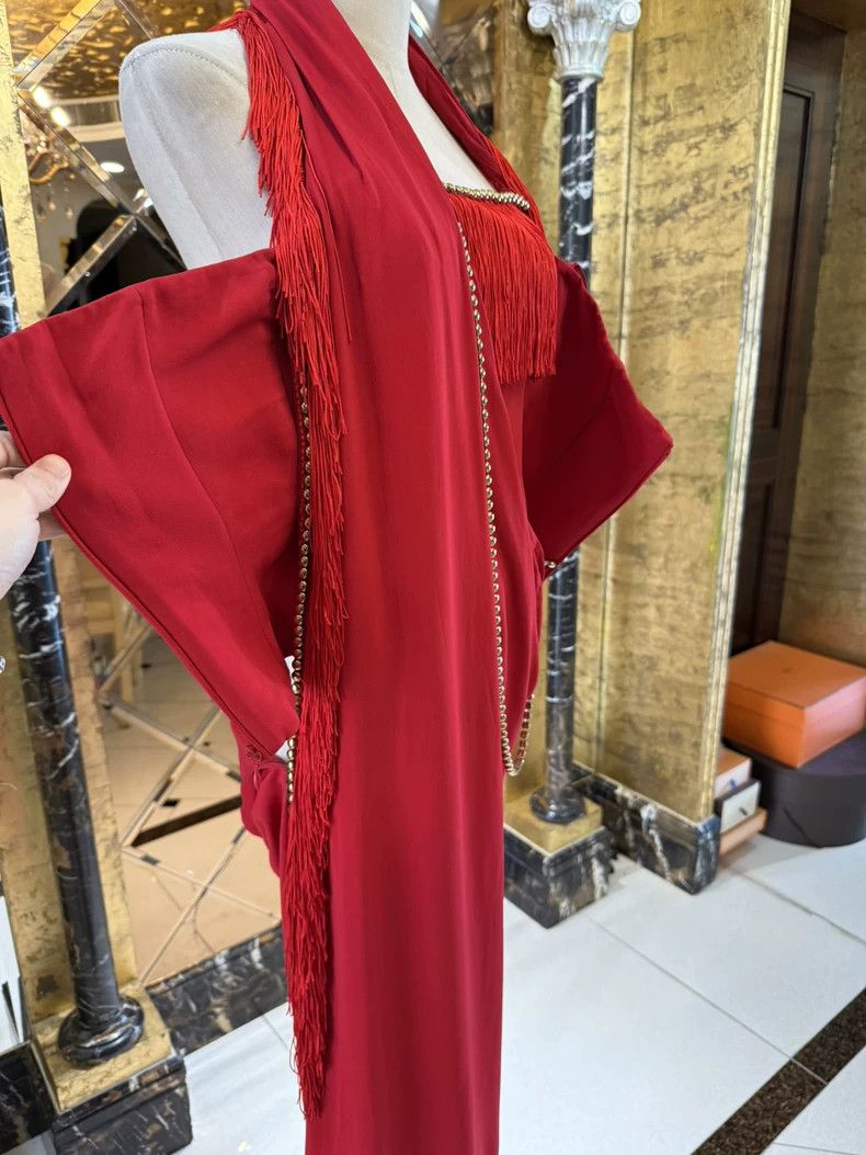 Versace Versace Fringed dress slit long skirt Size M / US 6-8 / IT 42-44 - 8 Thumbnail