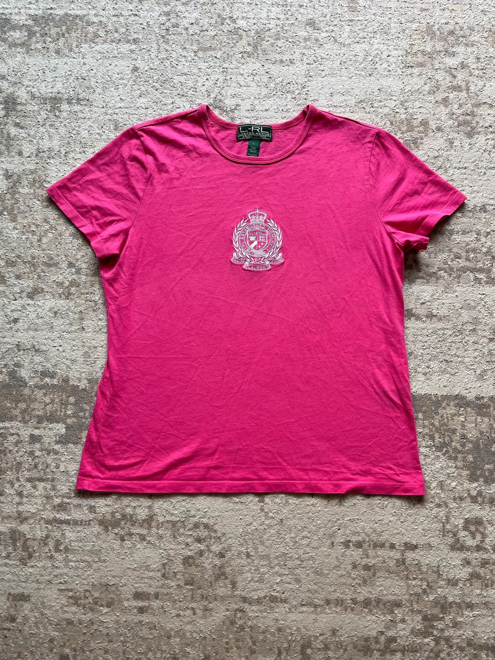 Polo Ralph Lauren Lauren Ralph Lauren LRL Active Crest T-Shirt Sz L Size L / US 10 / IT 46 - 1 Thumbnail
