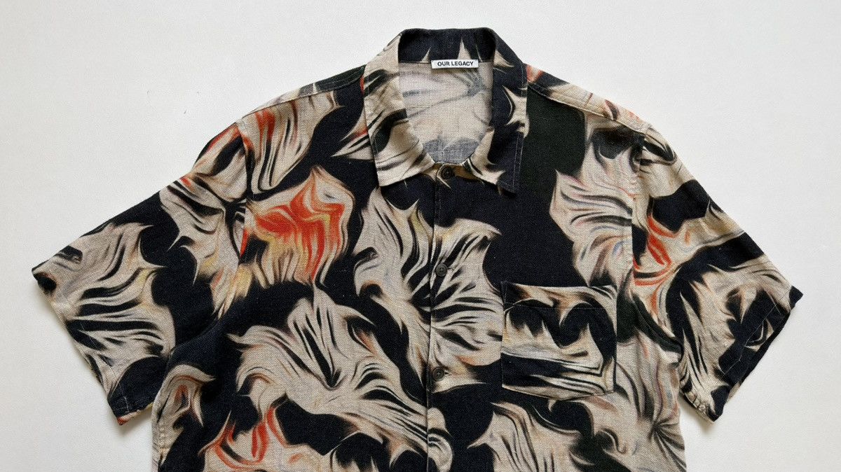Our Legacy ‘Flame Platigra’ Print Box Shirt Size US M / EU 48-50 / 2 - 4 Thumbnail