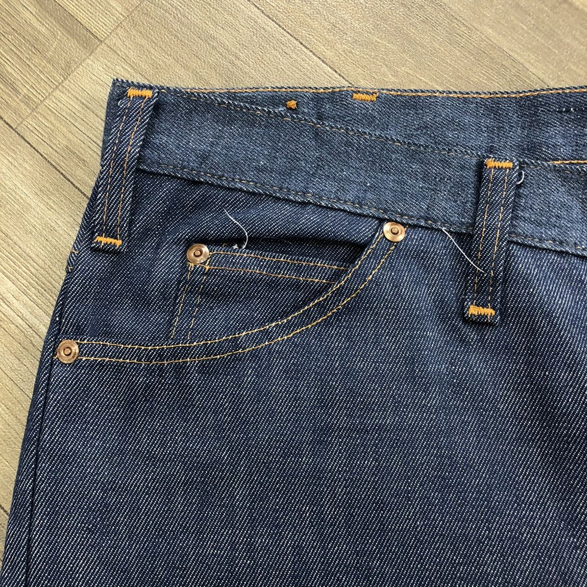 JCPenney 60/70s Vintage Jcpenny Ranchraft Cutt Off Penn-Prest Jeans Size US 38 / EU 54 - 3 Thumbnail