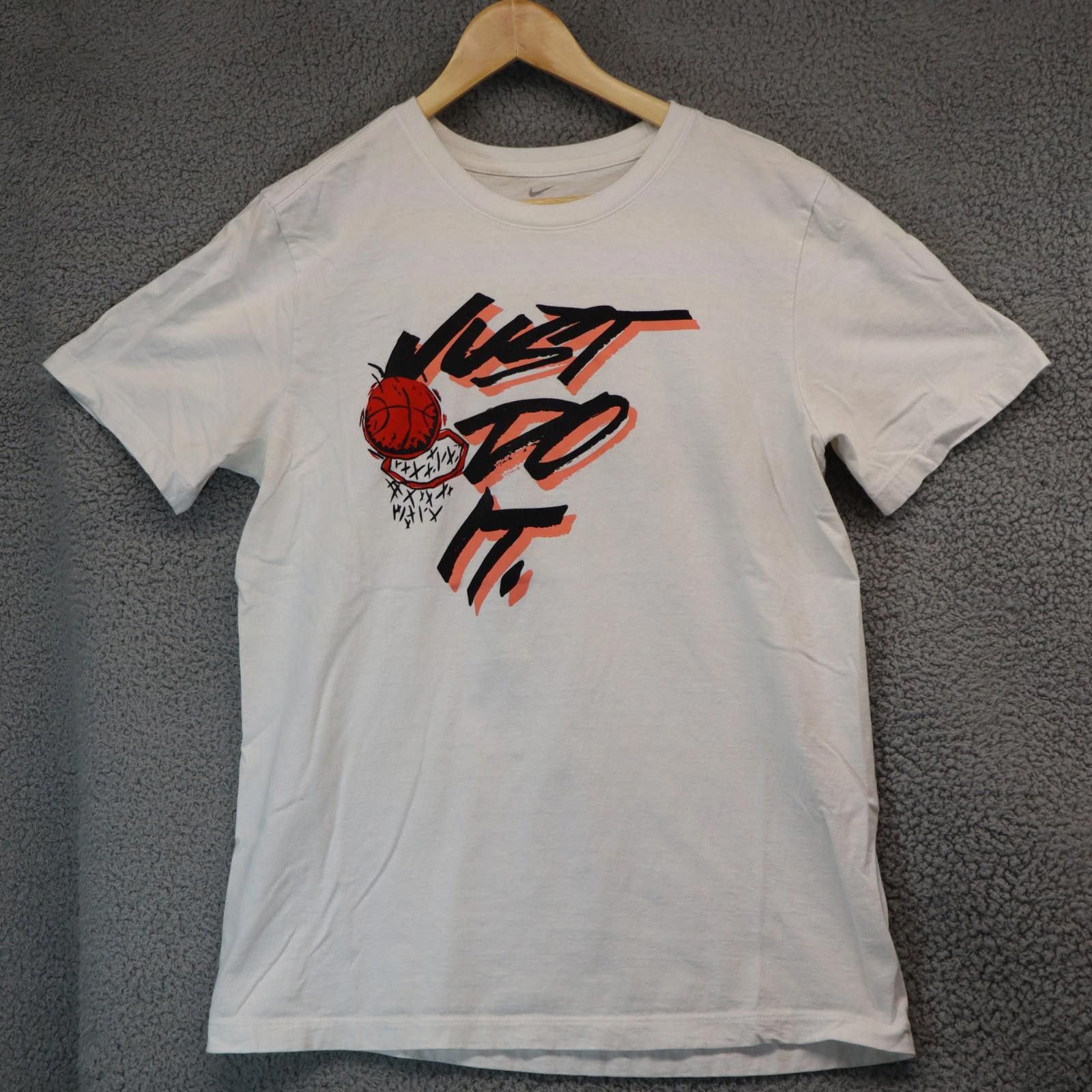 Nike Nike Shirt Men Medium White Basketball Just Do it Graphic Size US M / EU 48-50 / 2 - 2 Thumbnail
