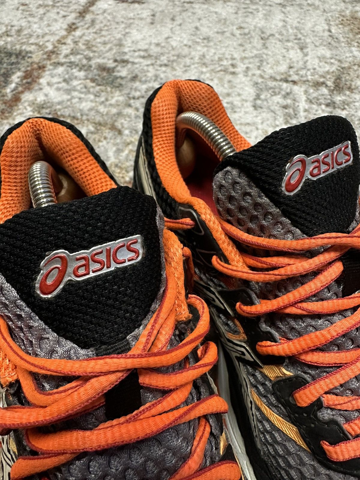 Asics × Japanese Brand × Vintage 🔥 Asics Gel - Cumulus 16 Black / Orange 00s Y2K Size US 8 / EU 41 - 6 Thumbnail