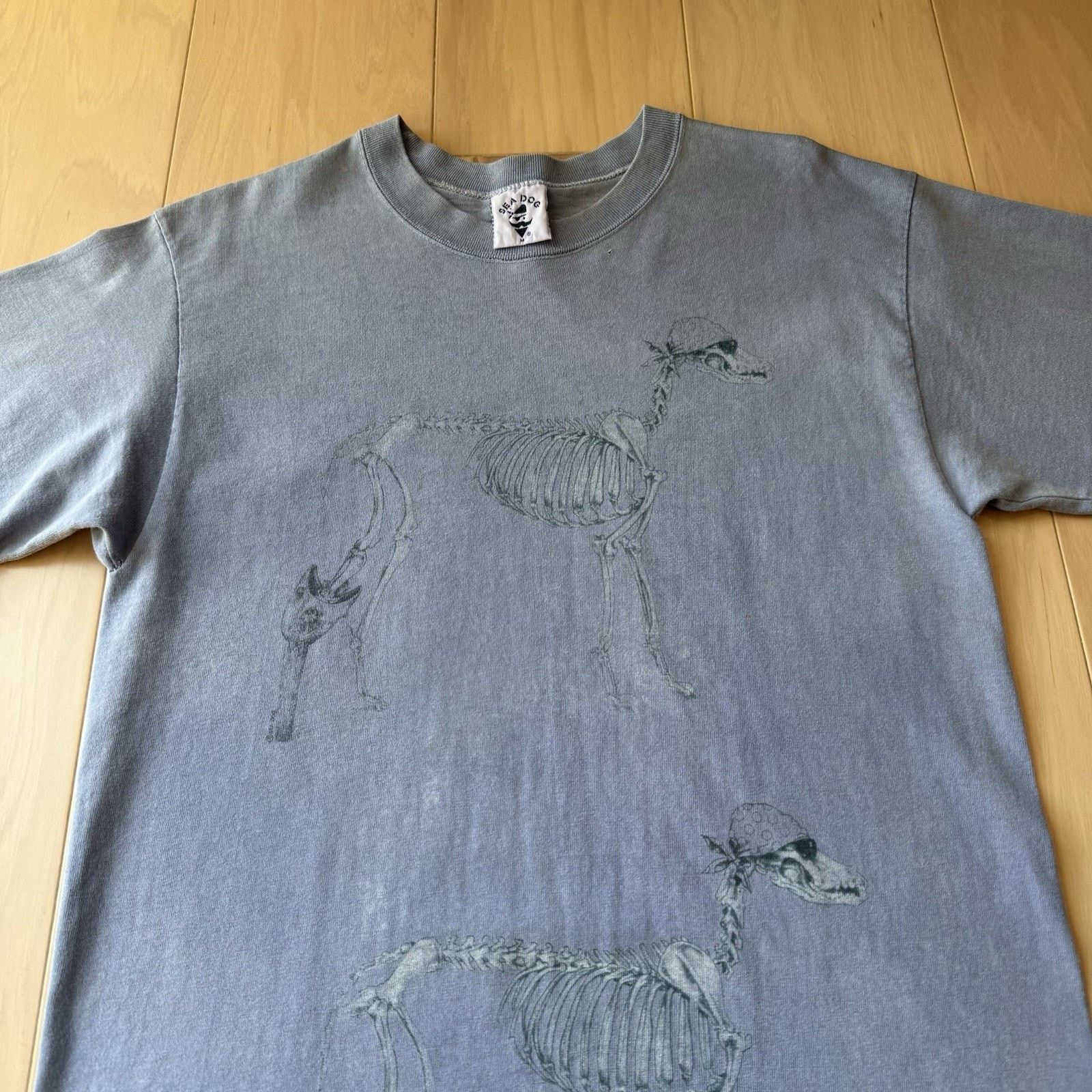 Vintage Vintage Sea Dog Shirt Medium Blue 90s Pirate Skeleton Surf Size US M / EU 48-50 / 2 - 3 Thumbnail