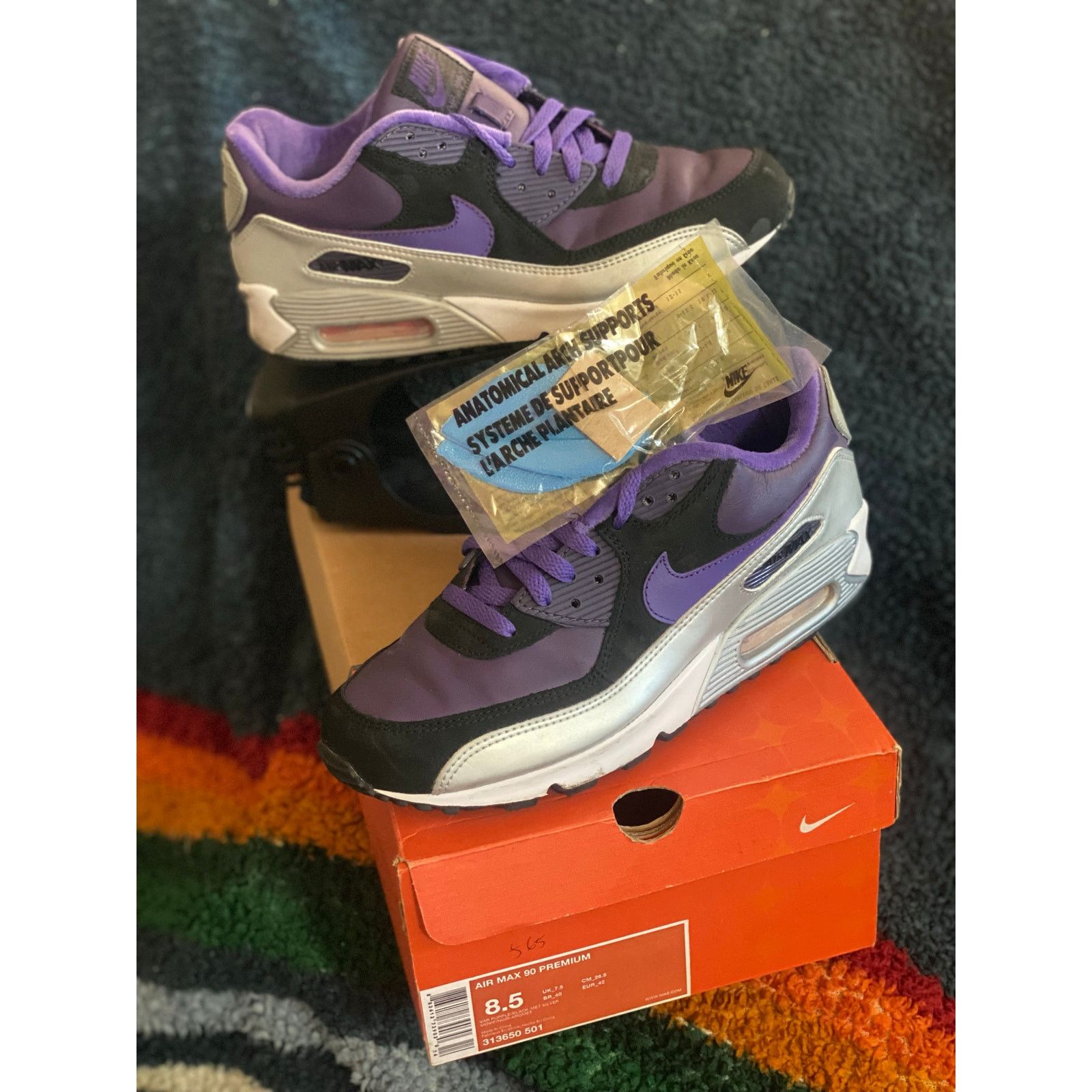 Air Max 90 Premium Varsity Purple w 10