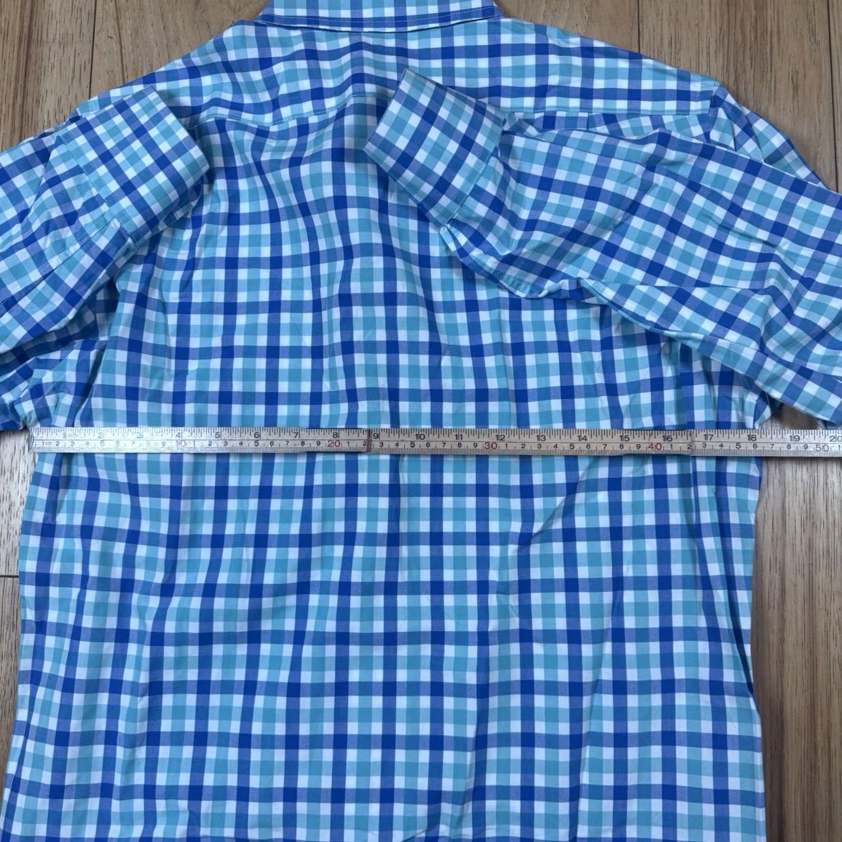 Bonobos Bonobos Button-Up Shirt Mens Small S Plaid Long Sleeve Lightweight Multicolor Size 36R - 4 Thumbnail