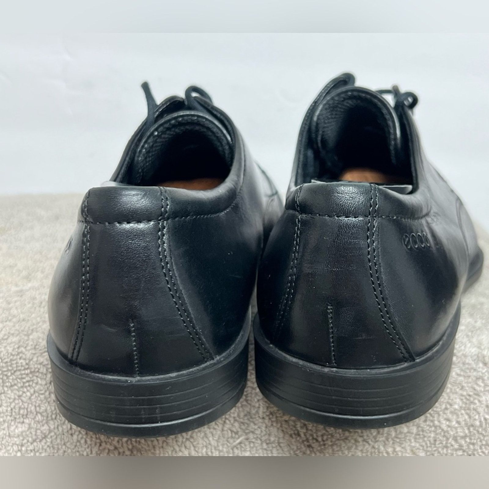 Ecco Ecco Edinburgh Bike Toe Oxford Dress Shoe Men 9/9.5 US EU 43 Size US 9 / EU 42 - 5 Thumbnail