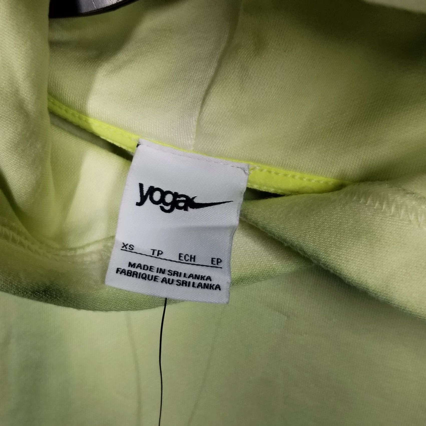 Nike Nike Fleece Hoodie Womens XS Pullover Outdoor Hooded Regular - Lemon Twist Yellow, Nike DN3711-736, 90s? Size XS / US 0-2 / IT 36-38 - 4 Thumbnail