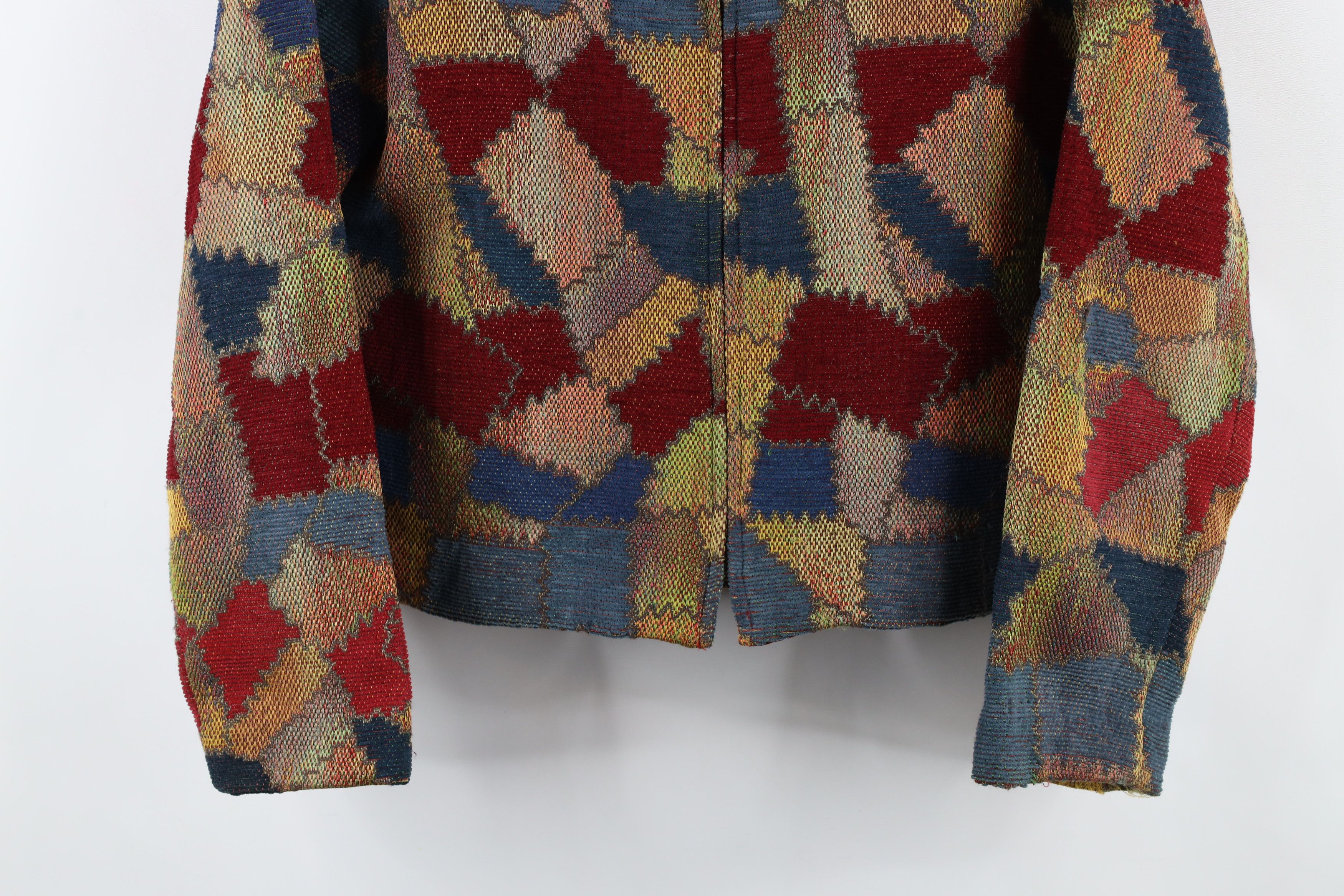 Vintage Vintage 90s Streetwear Patchwork Tapestry Full Zip Jacket Size M / US 6-8 / IT 42-44 - 3 Thumbnail