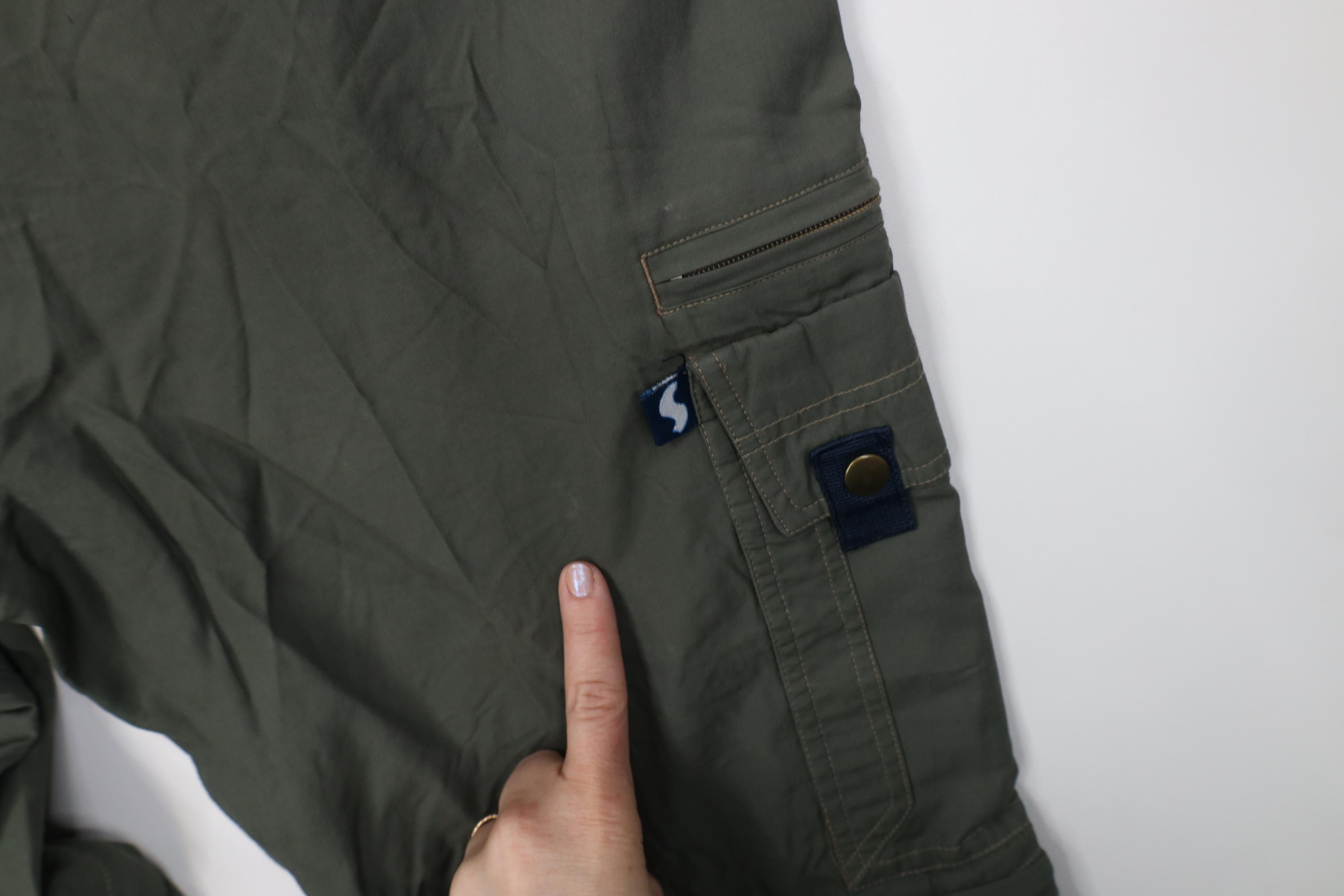 Vintage Vintage 90s Y2K Streetwear Convertible Wide Leg Cargo Pants Size US 30 / EU 46 - 14 Thumbnail