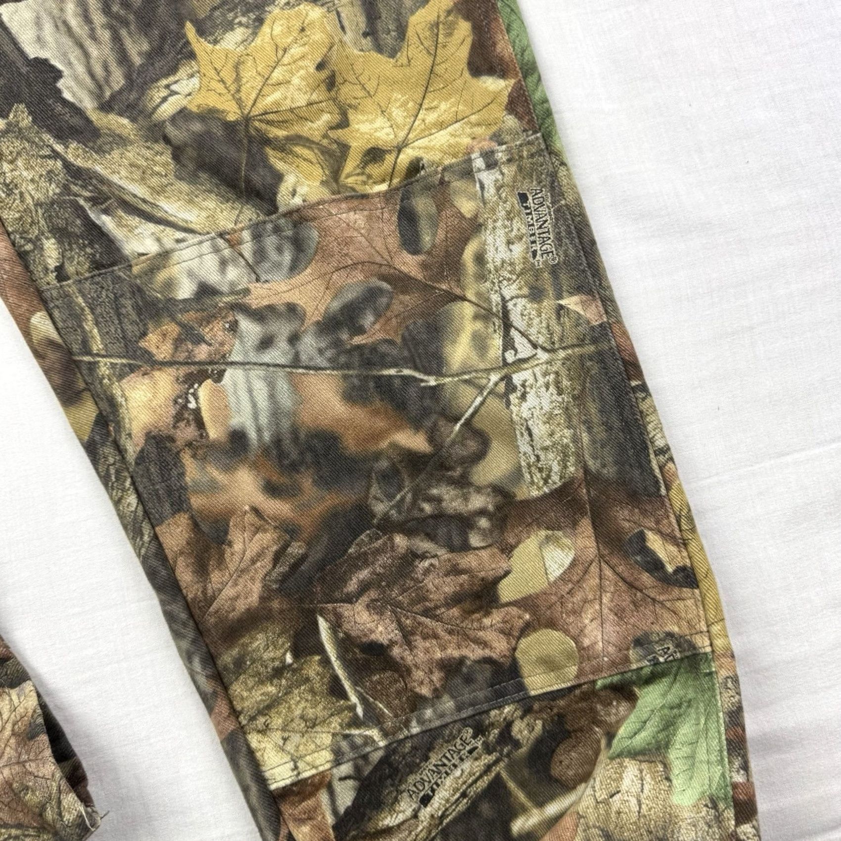 Wrangler VINTAGE Wrangler Camo Double Knee Pants Men's 36x32 USA Camouflage Chino Workwear 90s Size US 36 / EU 52 - 3 Thumbnail