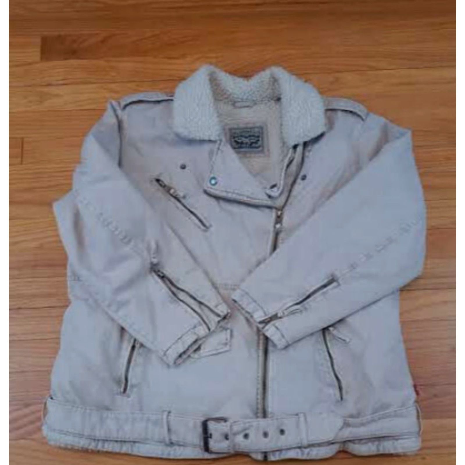 Levi's VINTAGE Levi's Jacket Bomber Full Zip White XL Men Size US 36 / EU 52 - 4 Thumbnail