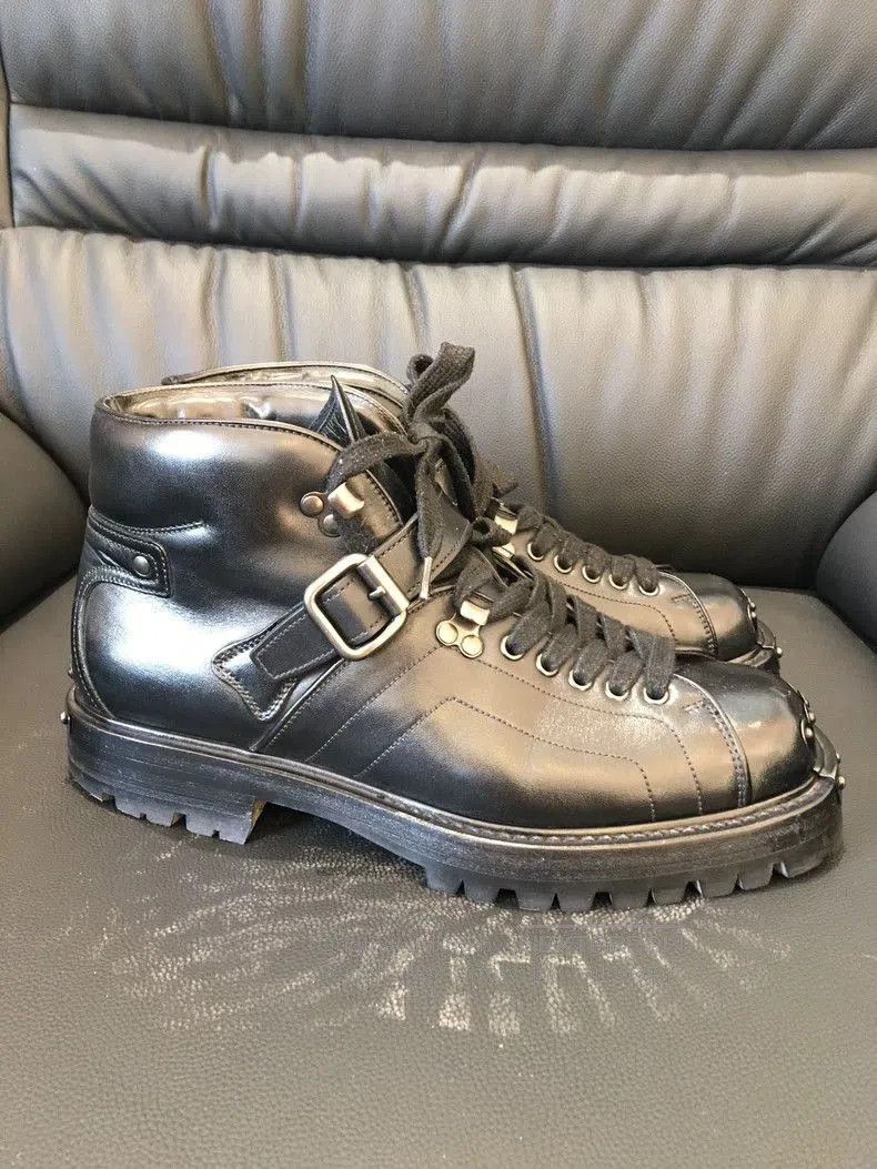 Prada Prada Military Boots with Steel Caps. Size US 10 / EU 43 - 2 Thumbnail