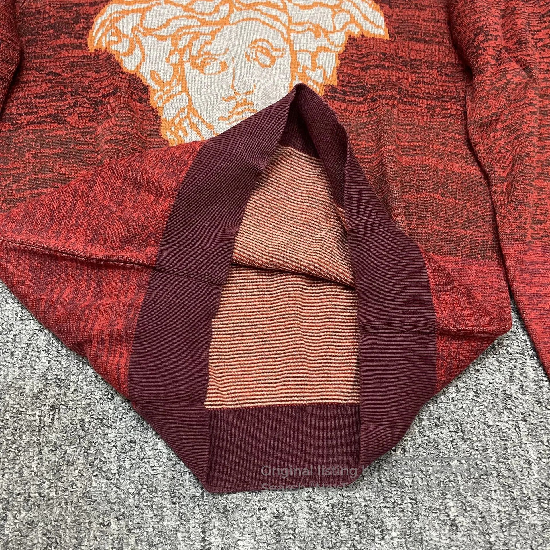 Versace VERSACE Medusa Logo Long Sleeve Knit. Size US L / EU 52-54 / 3 - 4 Thumbnail