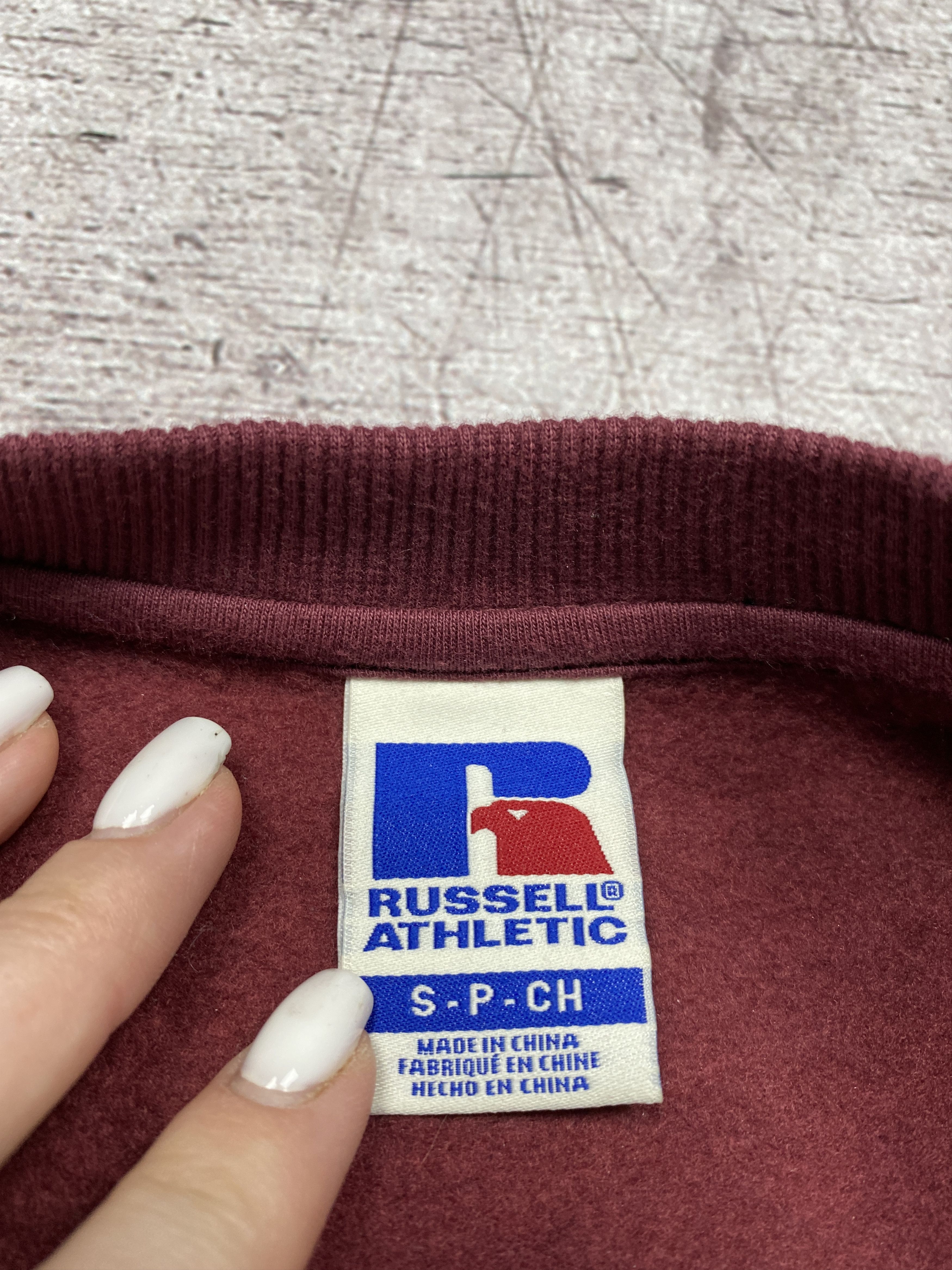Russell Athletic × Vintage Russell Athletic Vintage Mens Crew Neck Sweatshirt Size US S / EU 44-46 / 1 - 4 Thumbnail