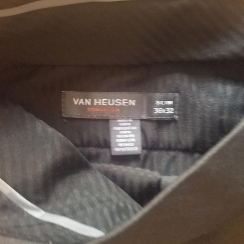 Van Heusen Van Heusen Traveler Trousers Size 36X32 Slim Size 44R - 2 Thumbnail