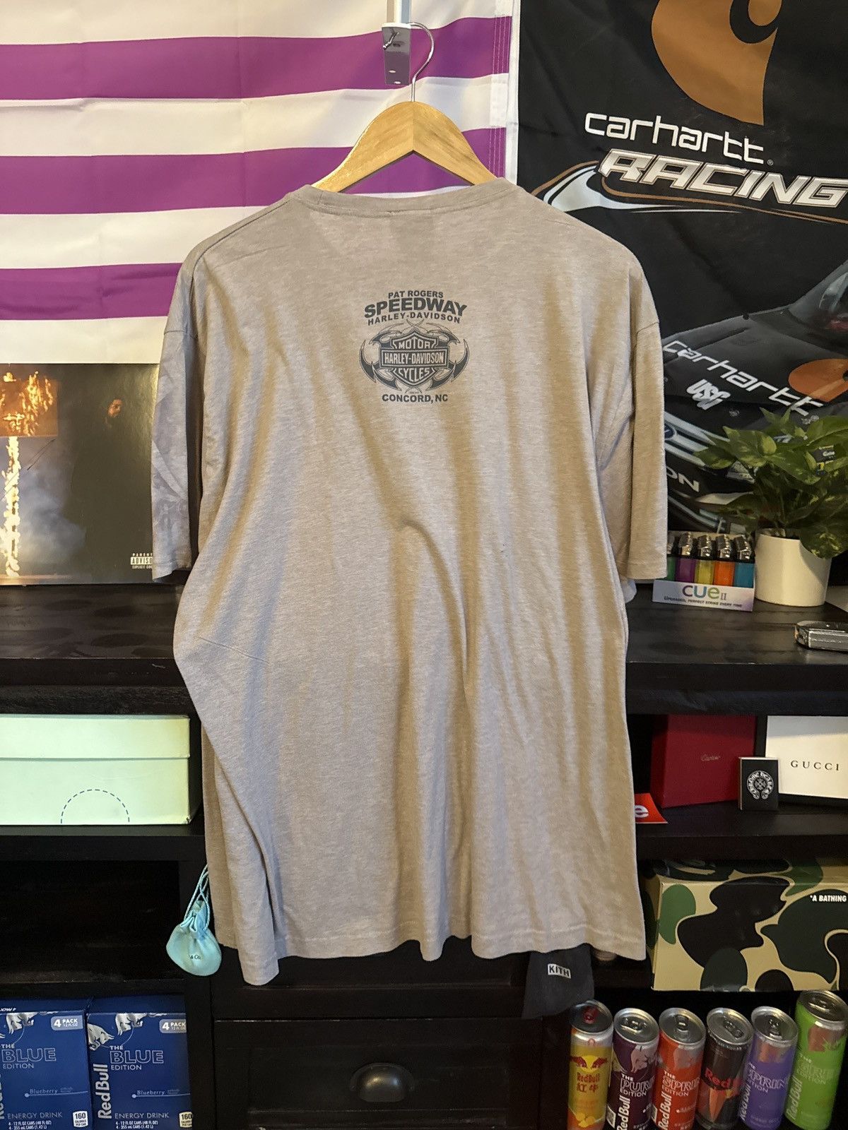 Harley Davidson Absolutely sick full front graphic Harley Davidson vintage T Size US XXL / EU 58 / 5 - 5 Thumbnail