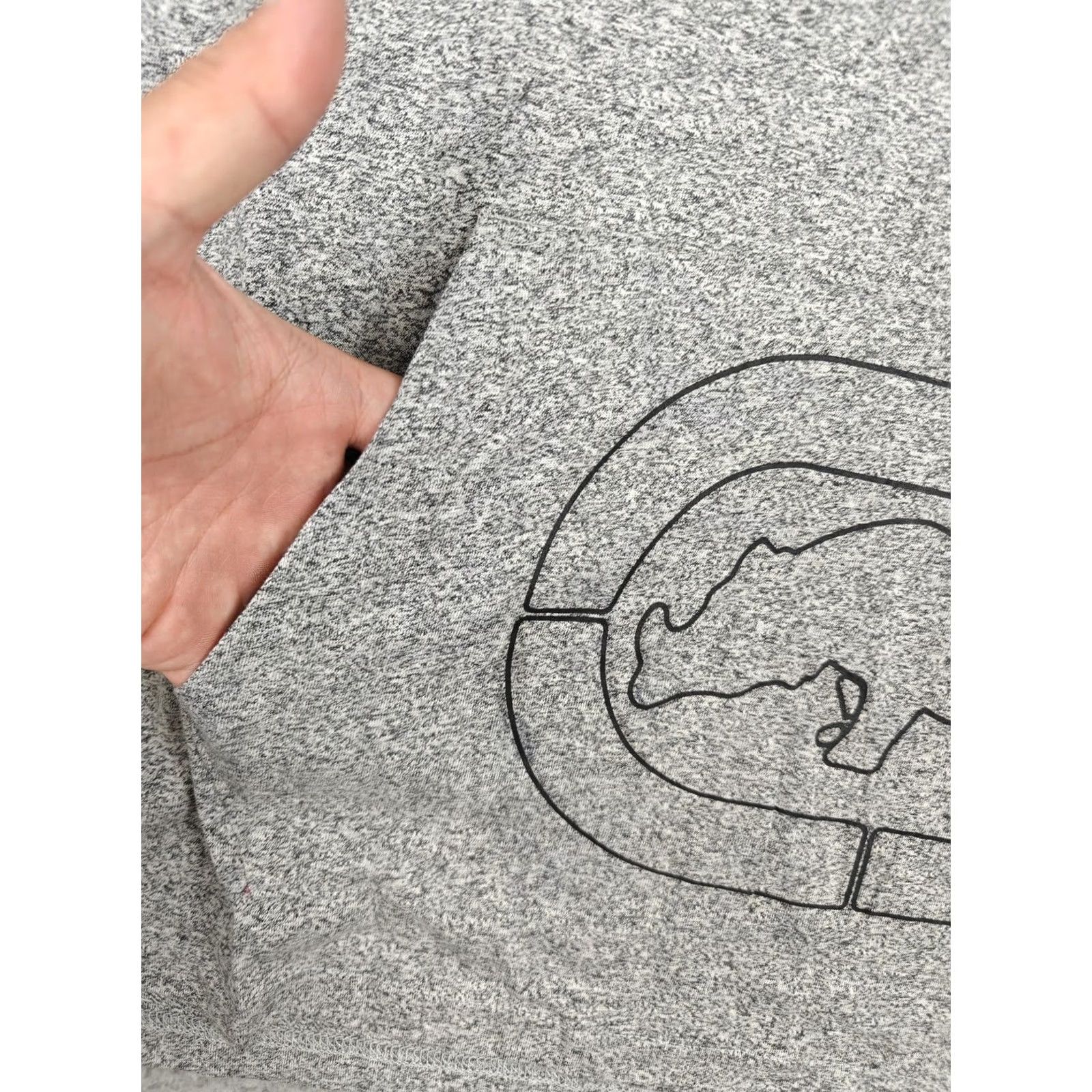 Ecko Unltd. Ecko Unltd Shirt Mens Small Black Gray Hooded World Famous Rhino Logo Graphic Size US S / EU 44-46 / 1 - 3 Thumbnail