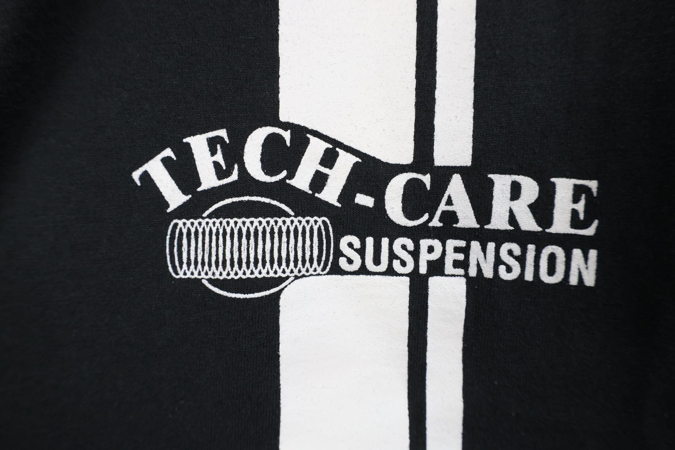 Vintage Vintage 90s Y2K Care Suspension Racing Motorcycle T-Shirt Size US XL / EU 56 / 4 - 5 Thumbnail