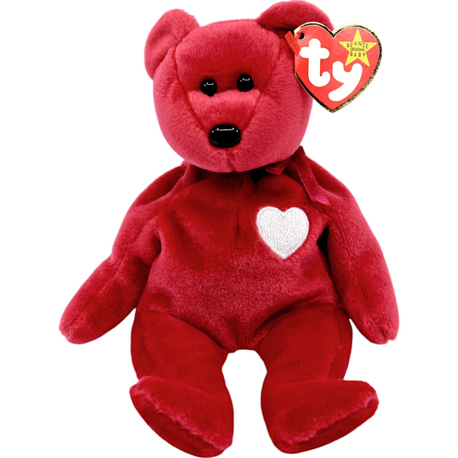 Vintage Ty Beanie Baby 1998 - Valentina the Bear Size ONE SIZE - 1 Thumbnail