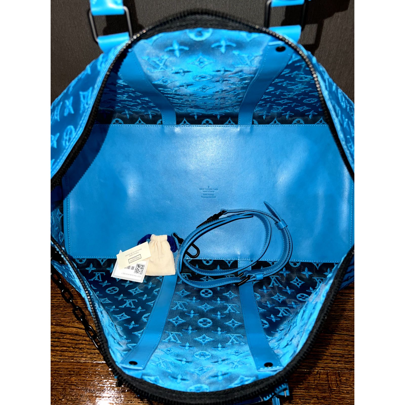 Louis Vuitton Louis Vuitton Keepall Bandouliere Triangle Mesh Travel Bag Size ONE SIZE - 10 Thumbnail