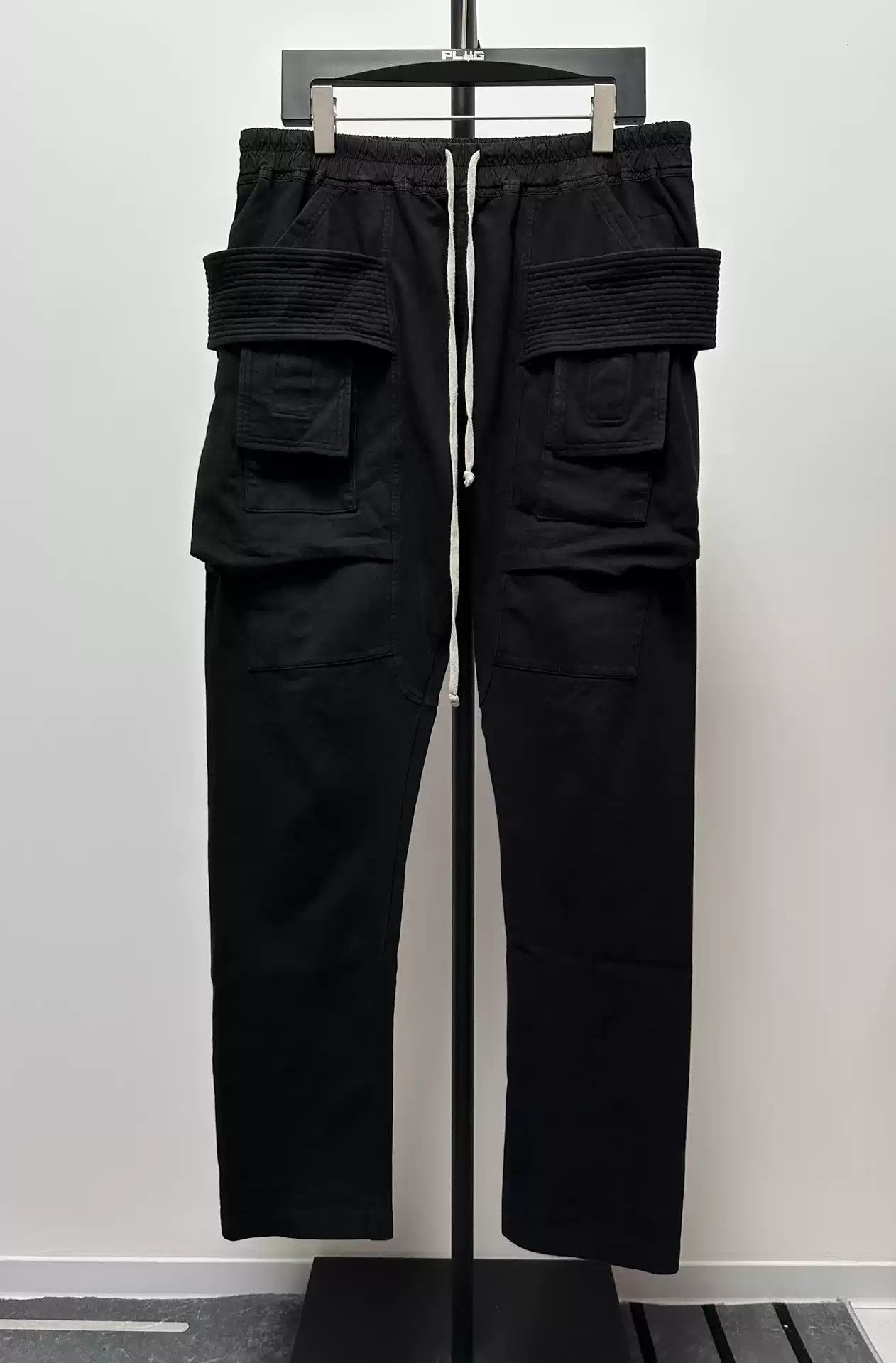 Rick Owens Rick Owensero black double-loop trousers Size US 36 / EU 52 - 1 Thumbnail