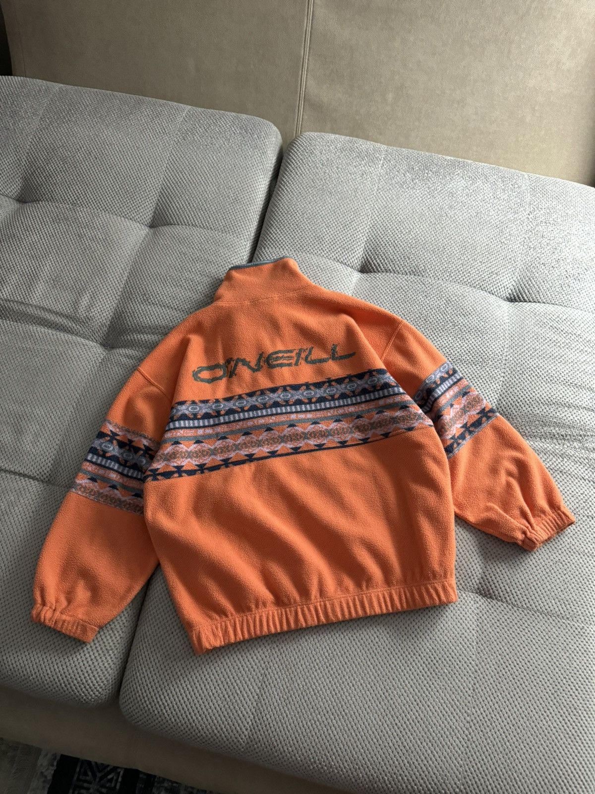 O'Neill × Santa Cruz Skateboards × Vintage Oneill Vintage Santa Cruz Surf Big Logo Fleece Size US M / EU 48-50 / 2 - 2 Thumbnail
