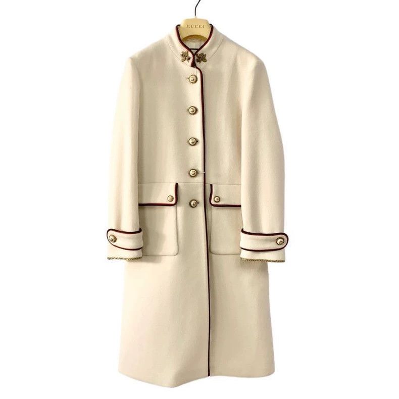 Gucci GucciClassic double G button coat 2503-Nextarrow Size S / US 4 / IT 40 - 1 Thumbnail