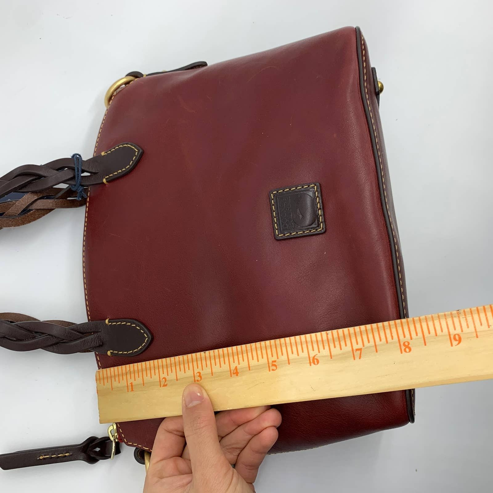 Dooney & Bourke Dooney & Bourke Florentine Leather Purse Small Heidi Satchel Size ONE SIZE - 7 Thumbnail