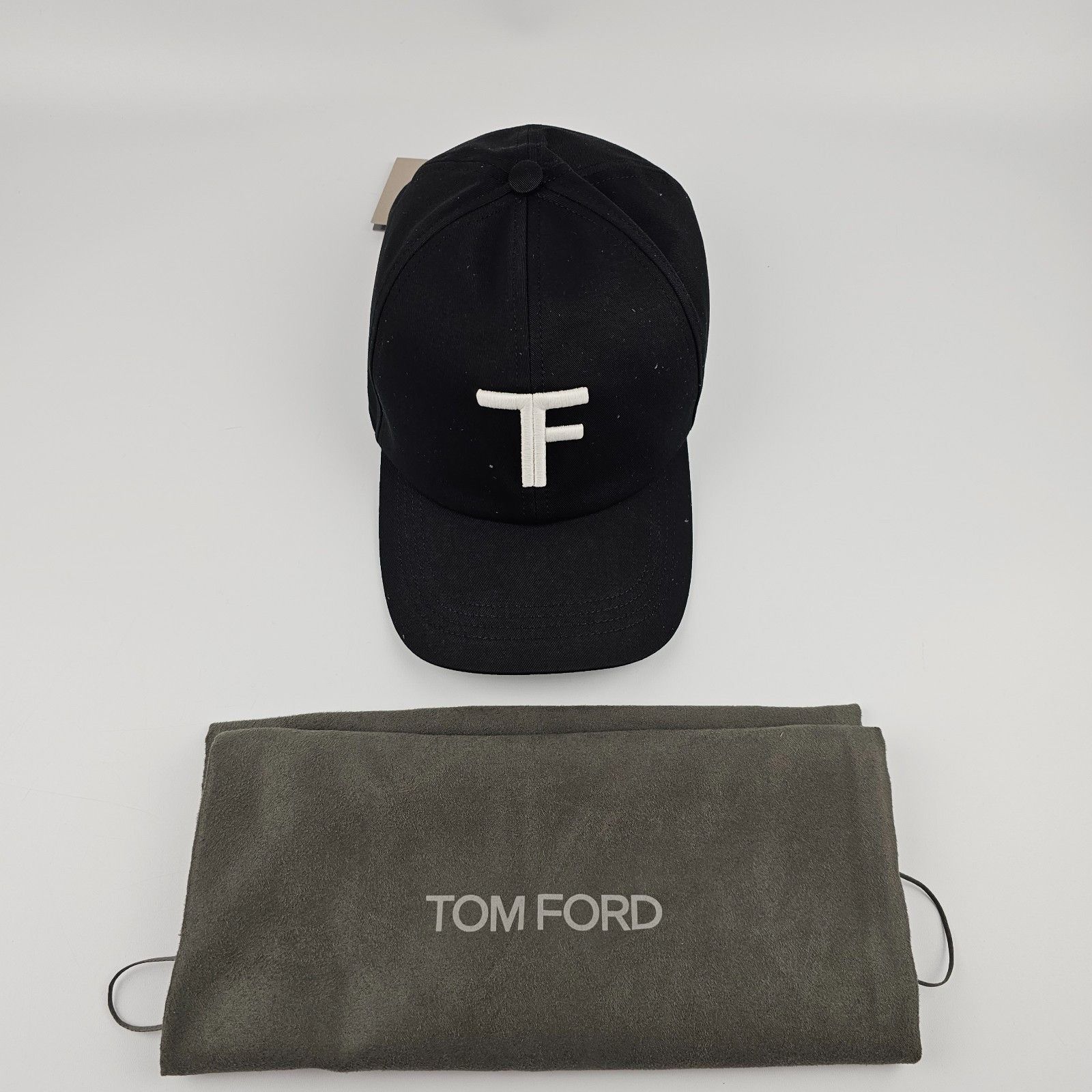 Tom Ford Tom Ford Black Cotton Baseball Cap New & Authentic (Men's si Size ONE SIZE - 2 Thumbnail