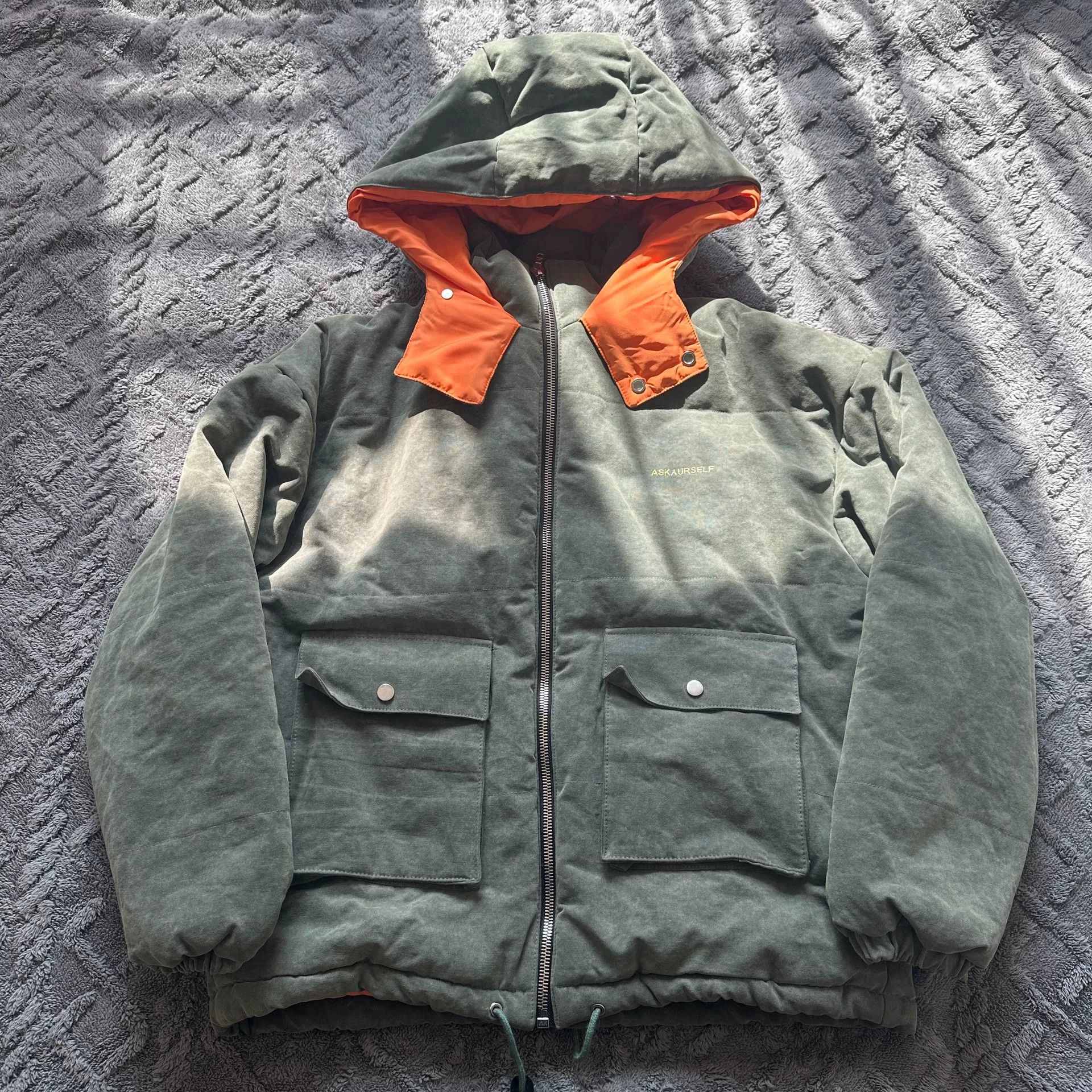 Askyurself Askyurself Military Green Down Jacket Size US M / EU 48-50 / 2 - 1 Thumbnail