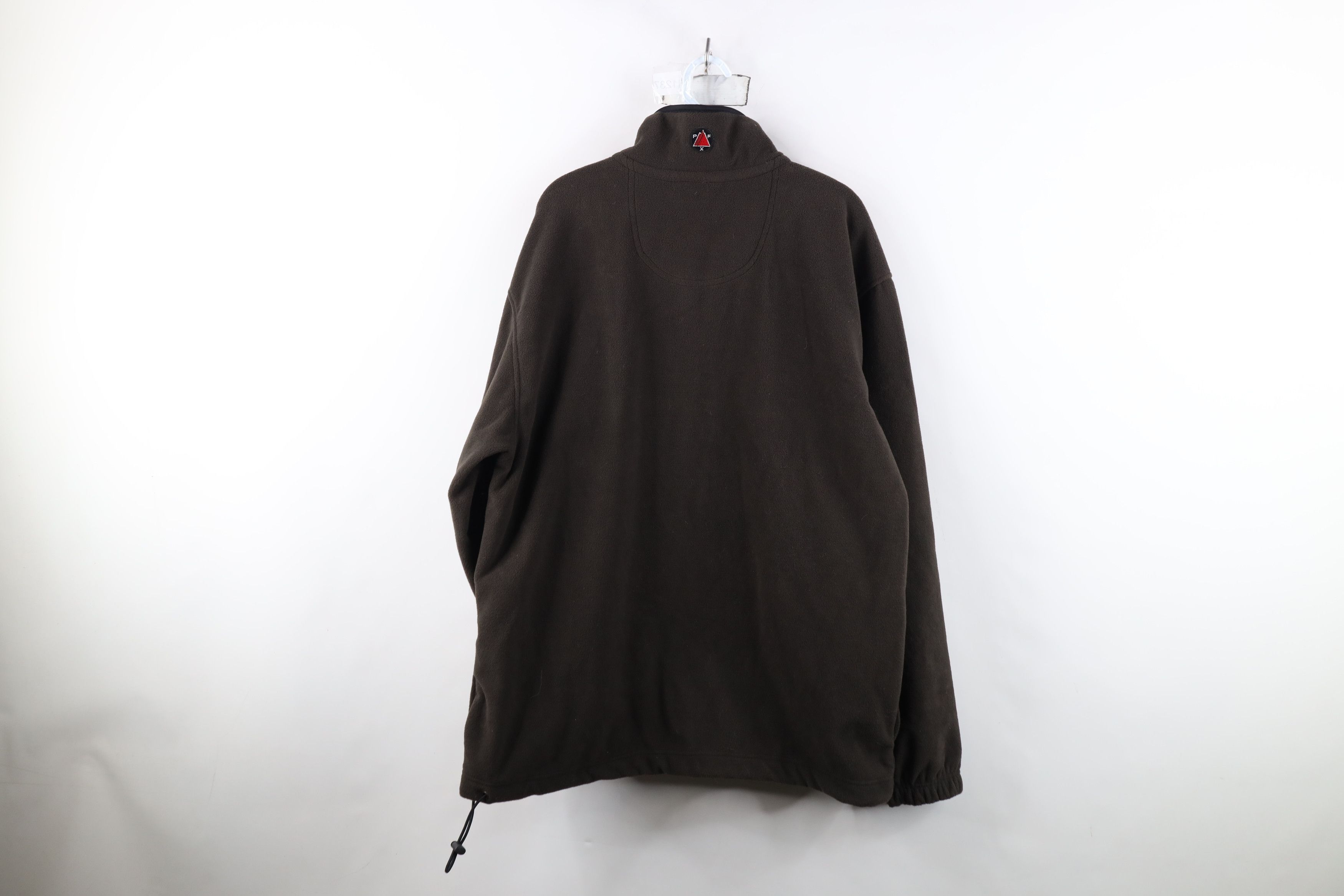 Izod New IZOD PFX Half Zip Fleece Pullover Sweater Brown Size US XL / EU 56 / 4 - 13 Thumbnail