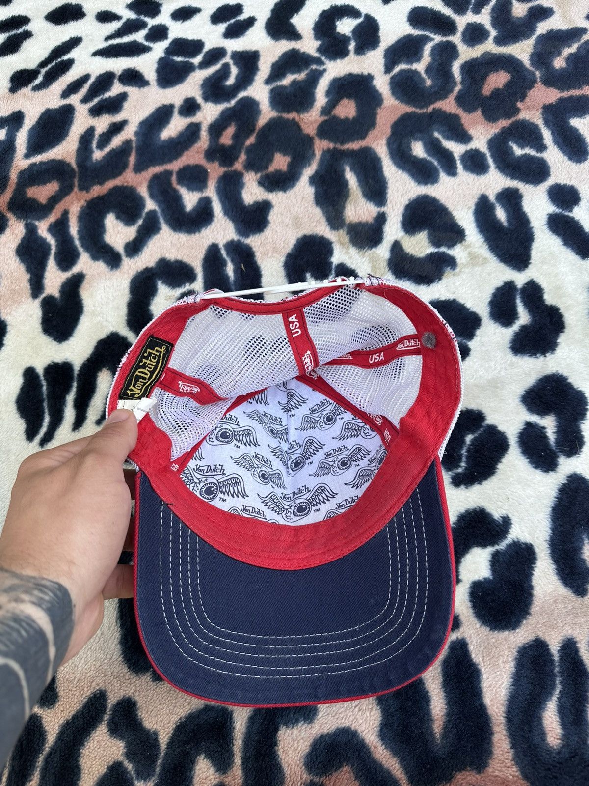 Von Dutch Y2K Von Dutch U.S.A truck Cap Size ONE SIZE - 3 Thumbnail