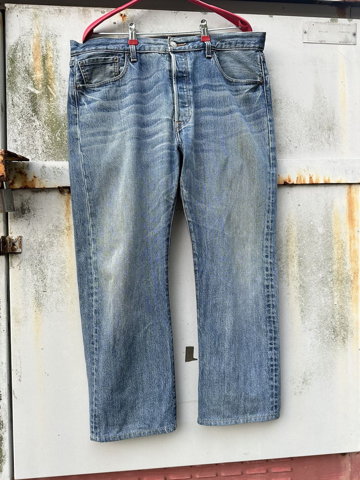Levi's Vintage Clothing Levis 501 Baggy Blue Jeans Size US 36 / EU 52 - 6 Thumbnail