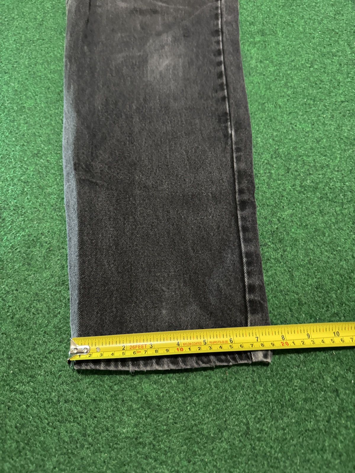 Levi's Vintage Clothing Levis 550 Black 34x30 Orange Tab Relaxed Wide Leg 90s Jeans Size US 34 / EU 50 - 8 Thumbnail