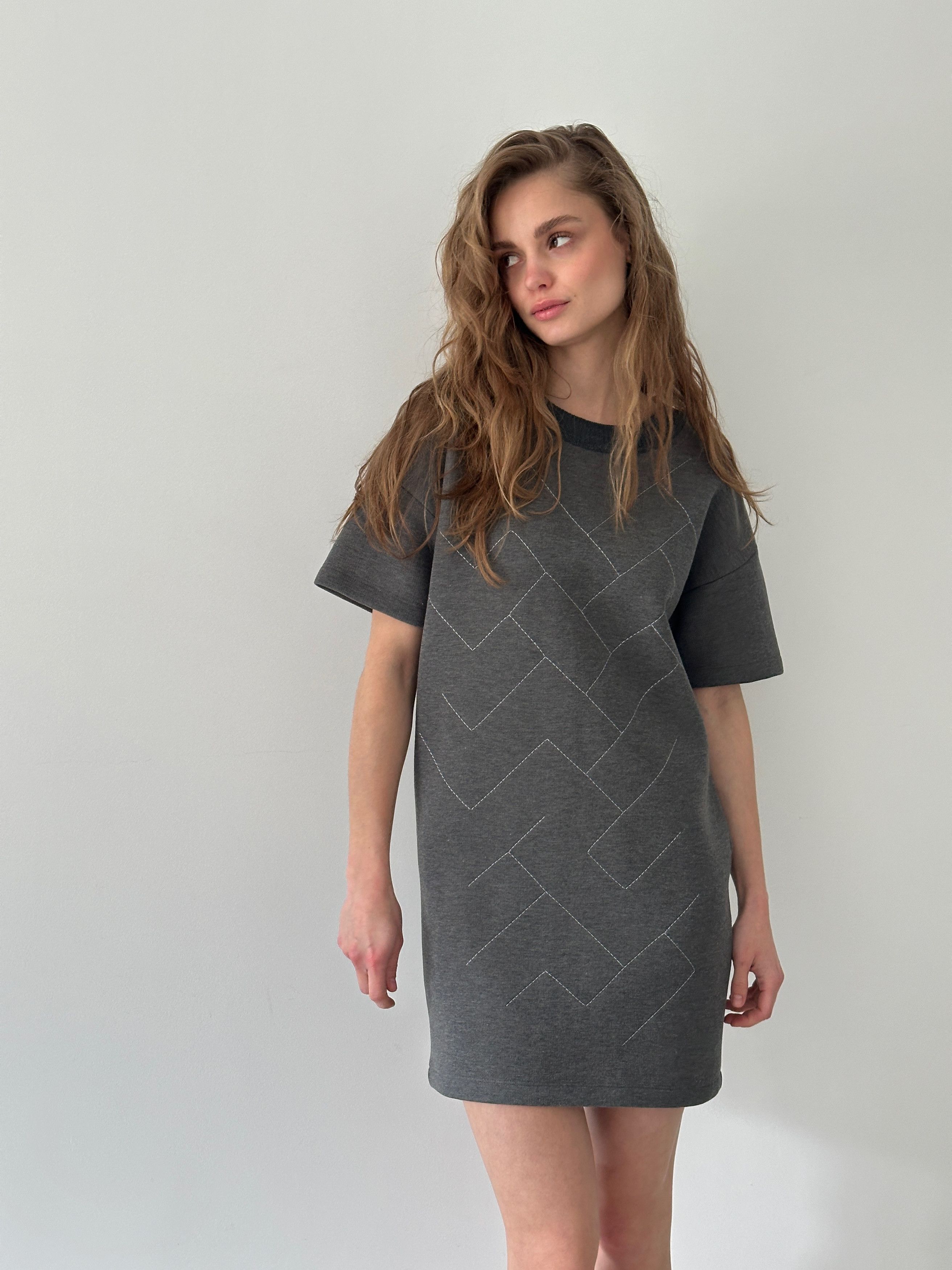 Maison Margiela Maison Margiela Gray Tunic Dress Mini Size XS / US 0-2 / IT 36-38 - 3 Thumbnail