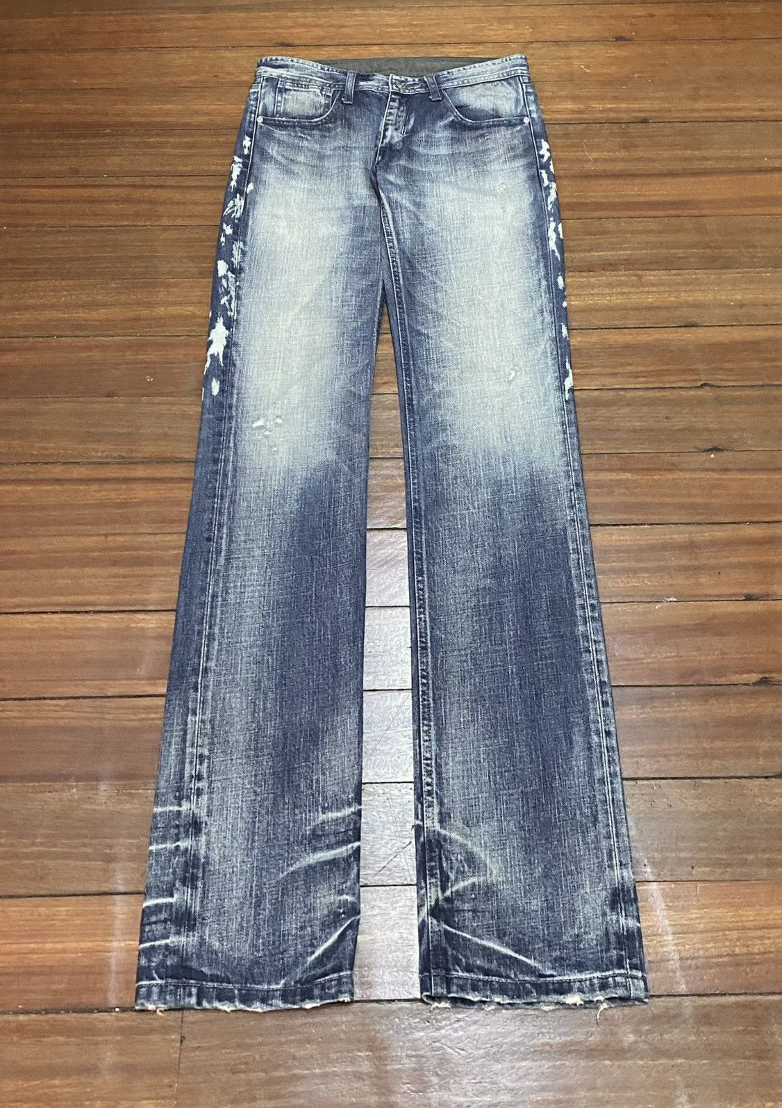 14th Addiction Very Rare Vintage Japanese Brand Neil Barrett Jeans 2000s Size US 31 - 1 Thumbnail