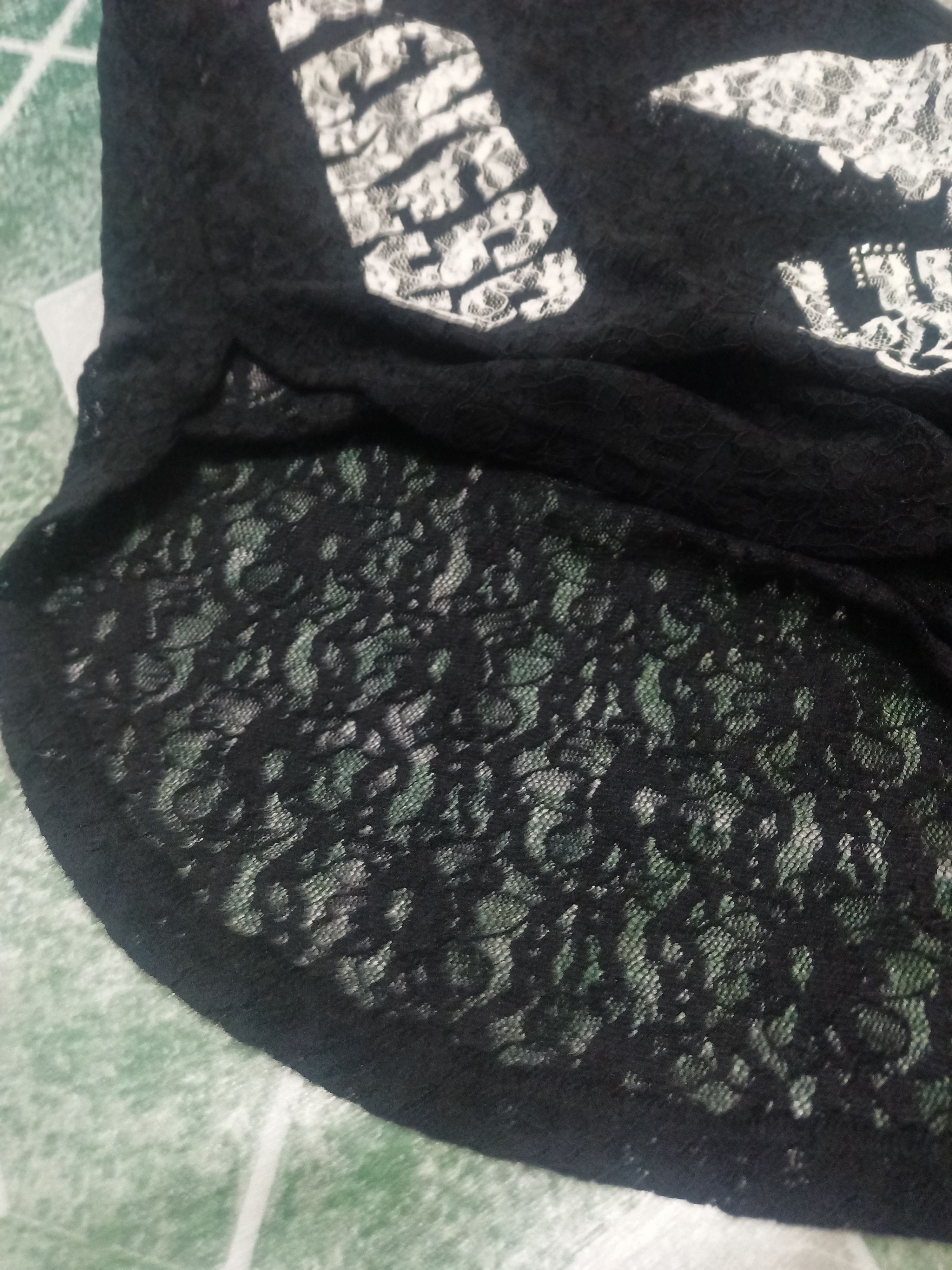 If Six Was Nine Egoist Mesh Shirt Skull Sparkling beads Rare design Size US L / EU 52-54 / 3 - 7 Thumbnail
