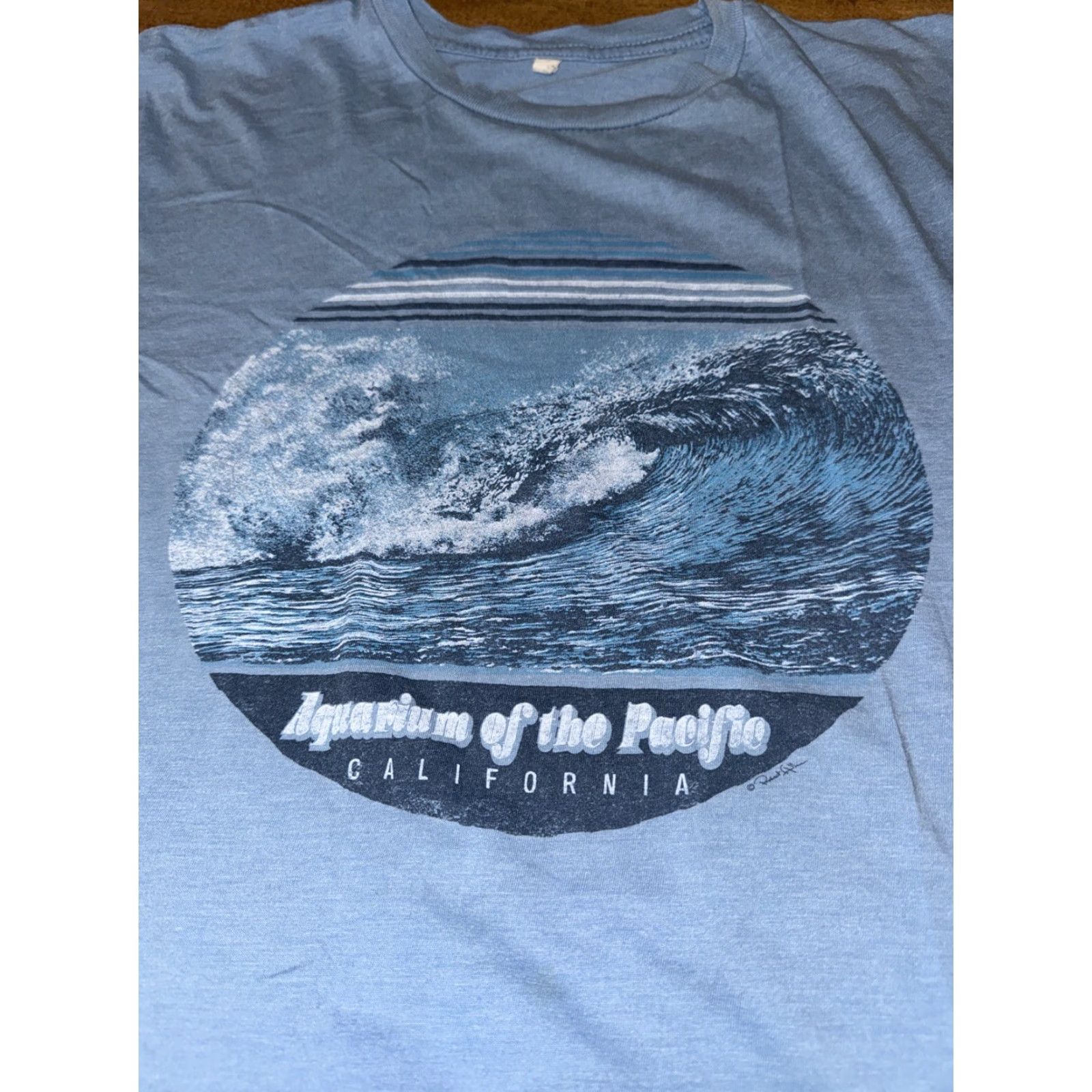 Vintage VINTAGE Aquarium Of The Pacific T-Shirt Blue Small Mens S Lightweight Size US S / EU 44-46 / 1 - 2 Thumbnail