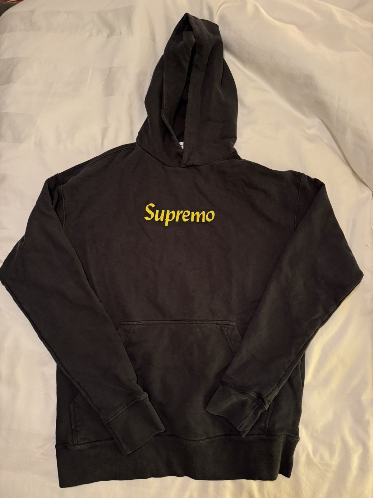 Image of Rhude Supremo Hoodie in Black, Men's (Size XS)