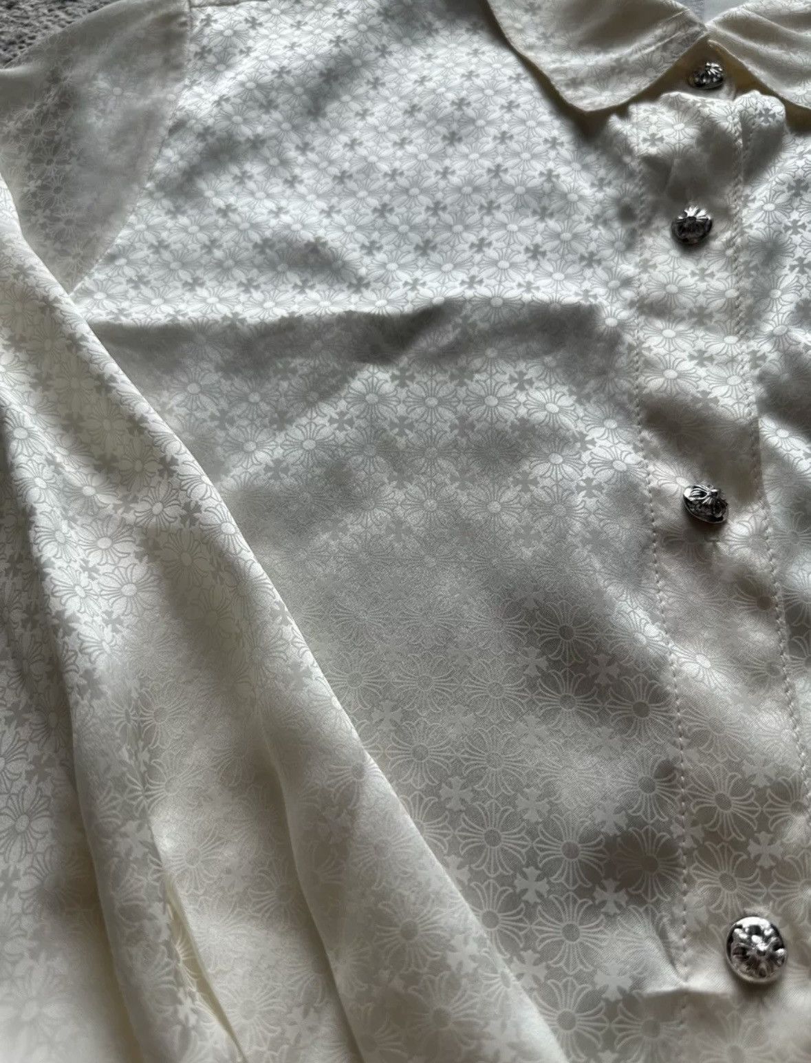 Chrome Hearts Chrome hearts silk shirt Size US S / EU 44-46 / 1 - 3 Thumbnail