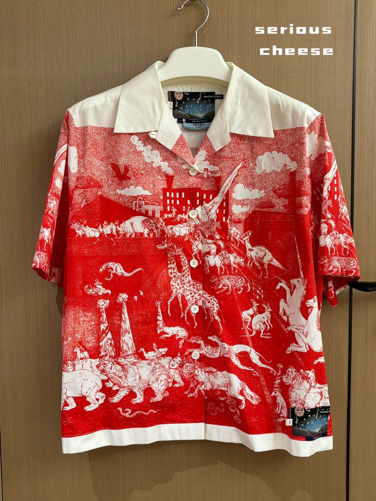 Prada FW2016 Christophe Chemin Survival Utopia Shirt | Grailed